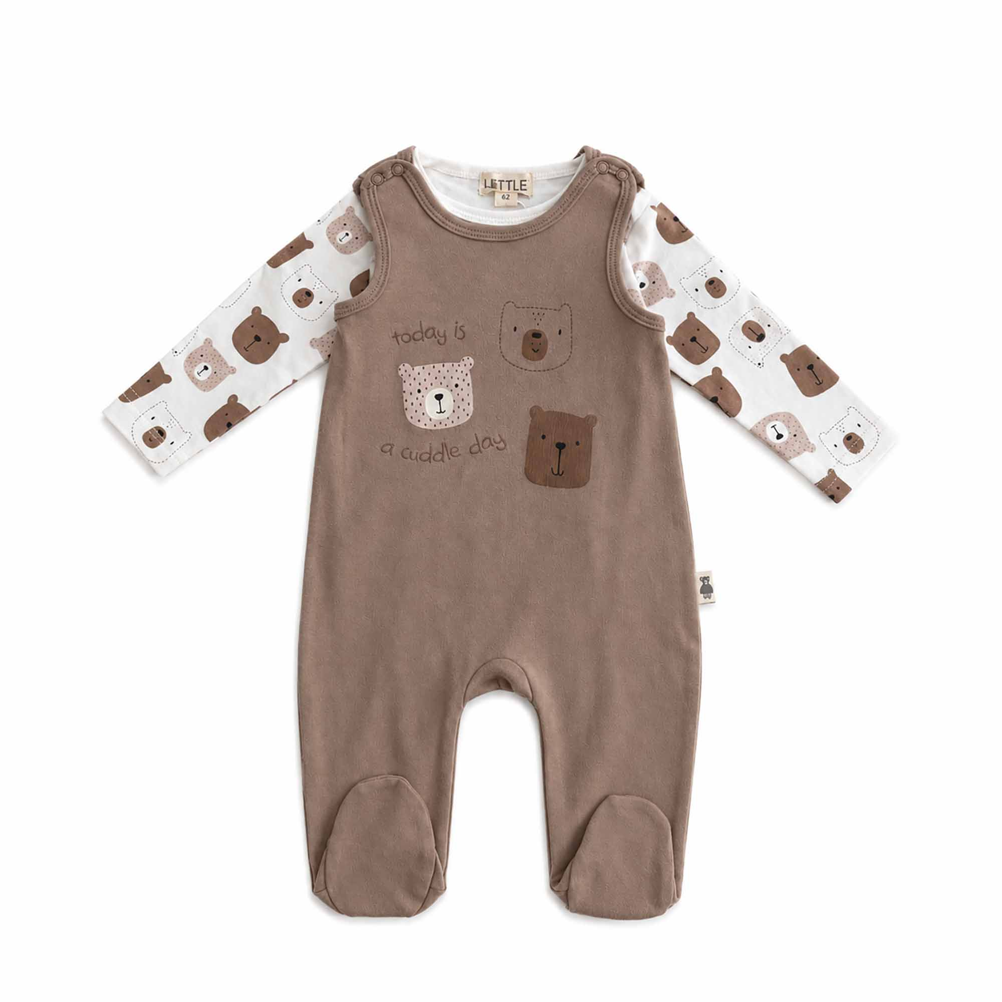 Strampler, LITTLE, Beige – Produktansicht