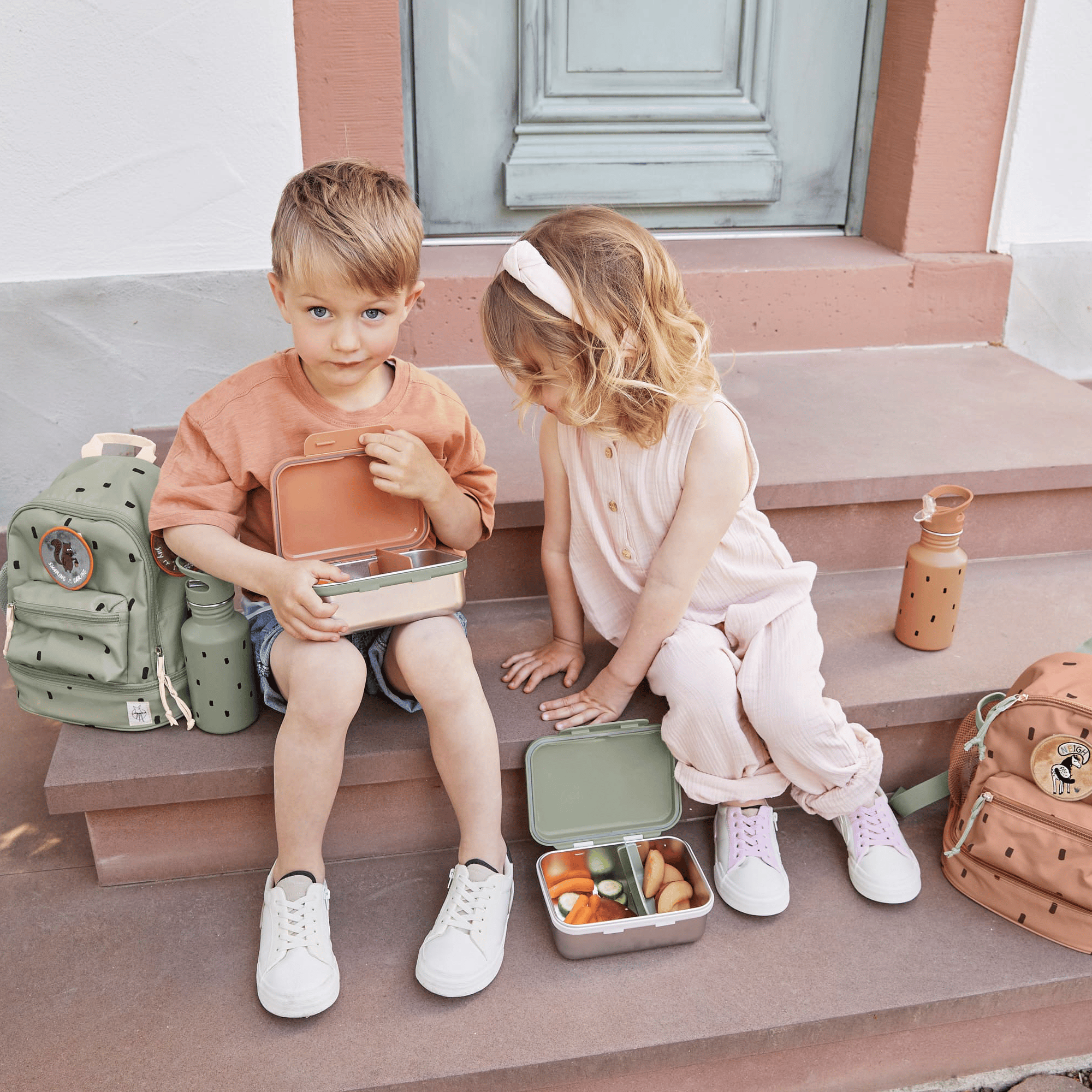 Kindergartenrucksack Mini - Happy Prints LÄSSIG Grün 2000583689409 2