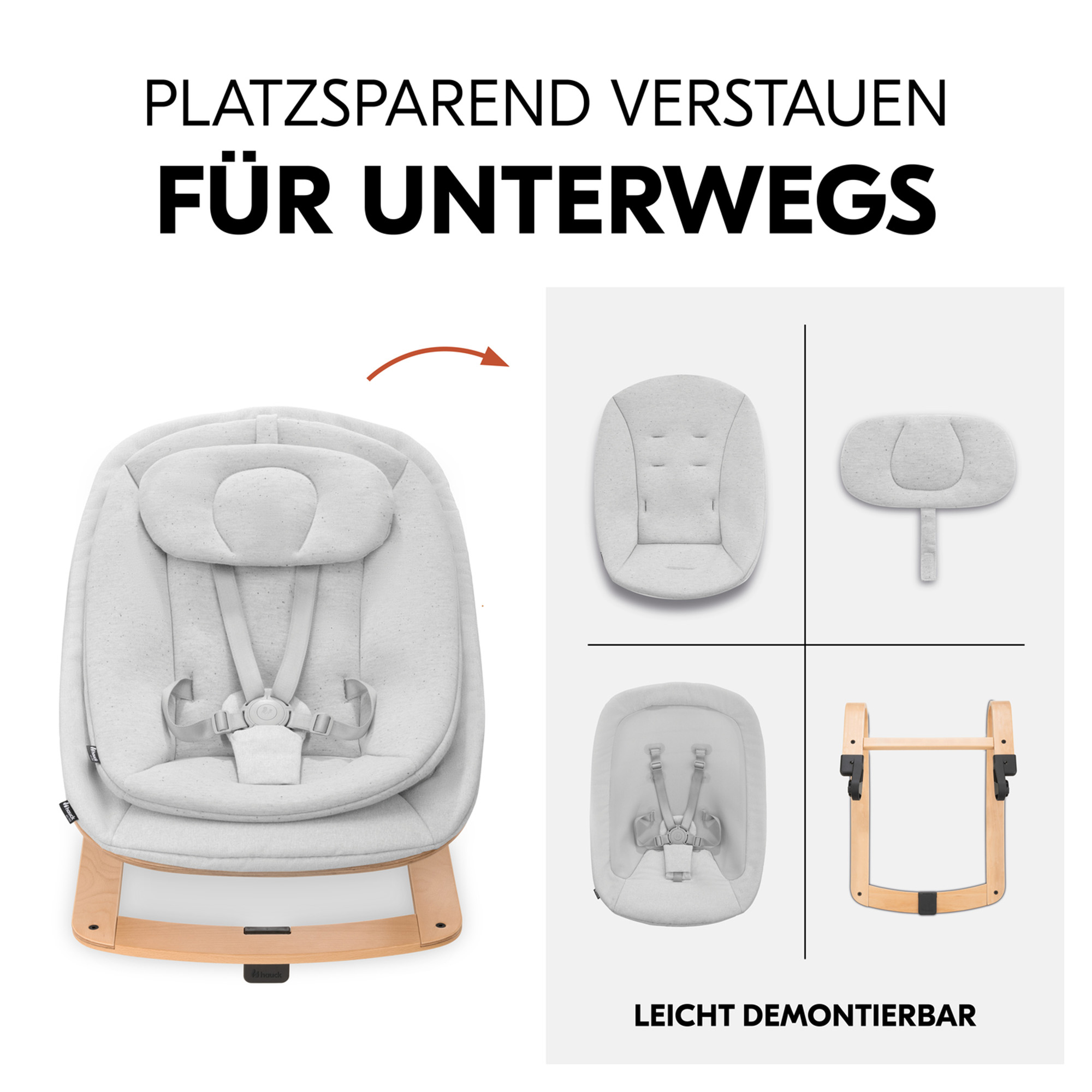 Wippen, hauck, Grau – Produktansicht