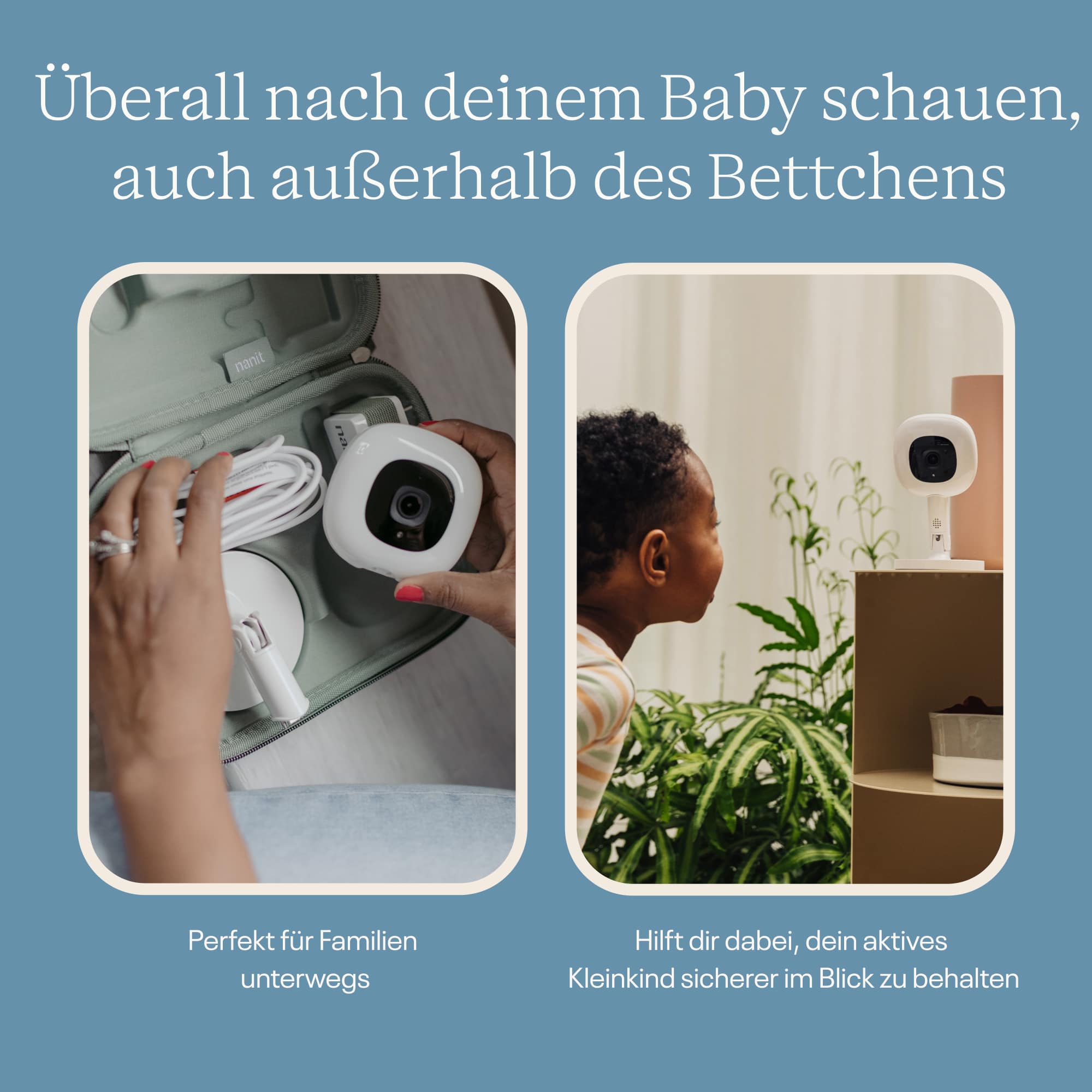 Babyphone, Nanit, Weiß – Produktansicht