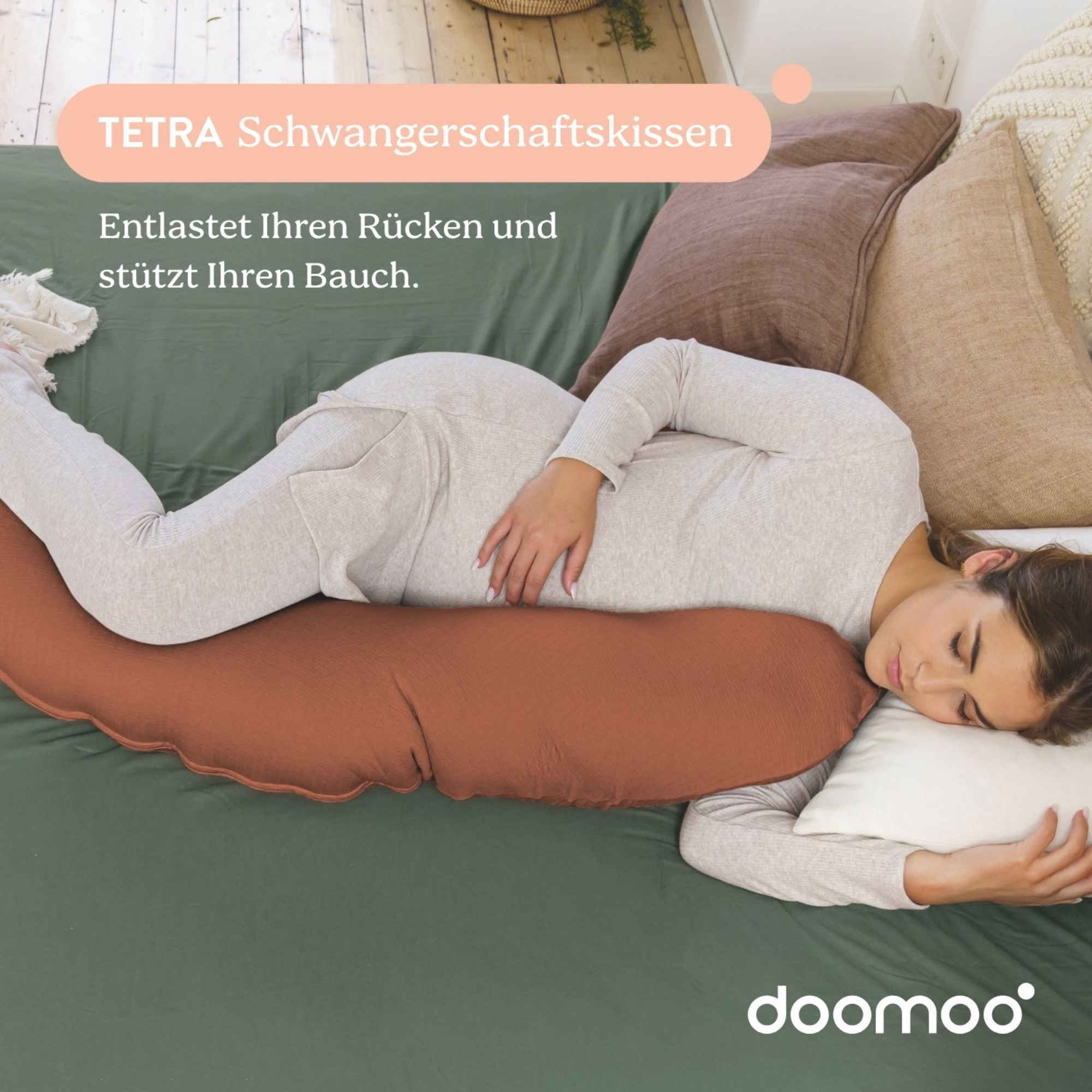 Stillkissen, doomoo, Orange – Produktansicht
