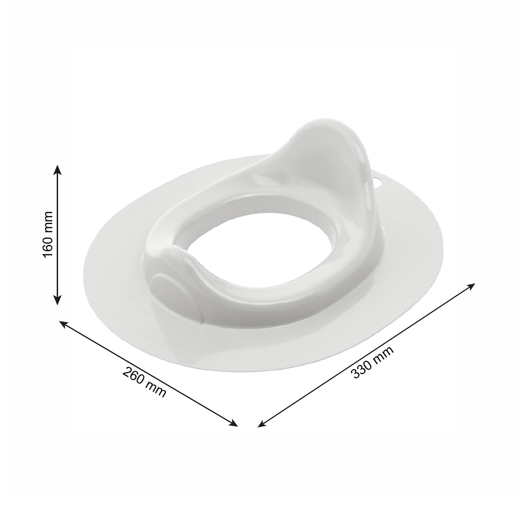 Toilettensitze, rotho Babydesign, Weiß – Produktansicht