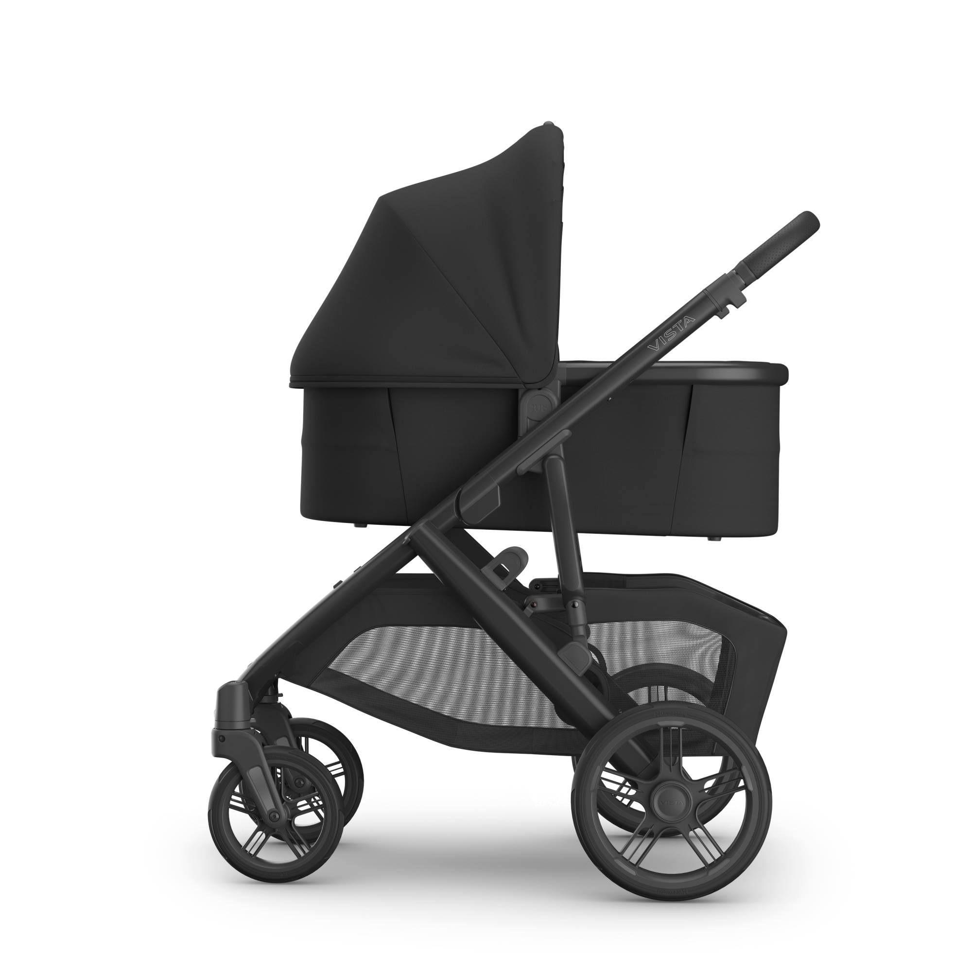 Kombi-Kinderwagen, UPPAbaby, Schwarz – Produktansicht