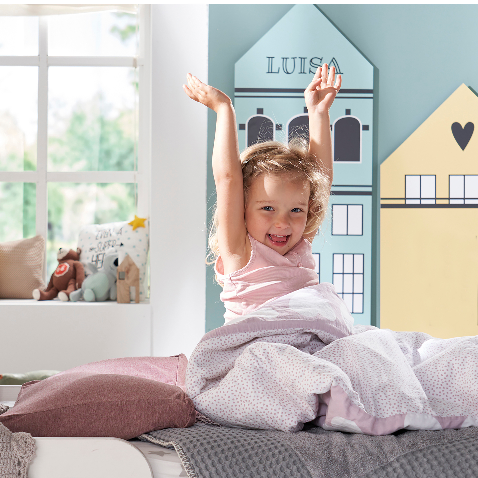 Komfortkissen, THERALINE, Pink – Produktansicht