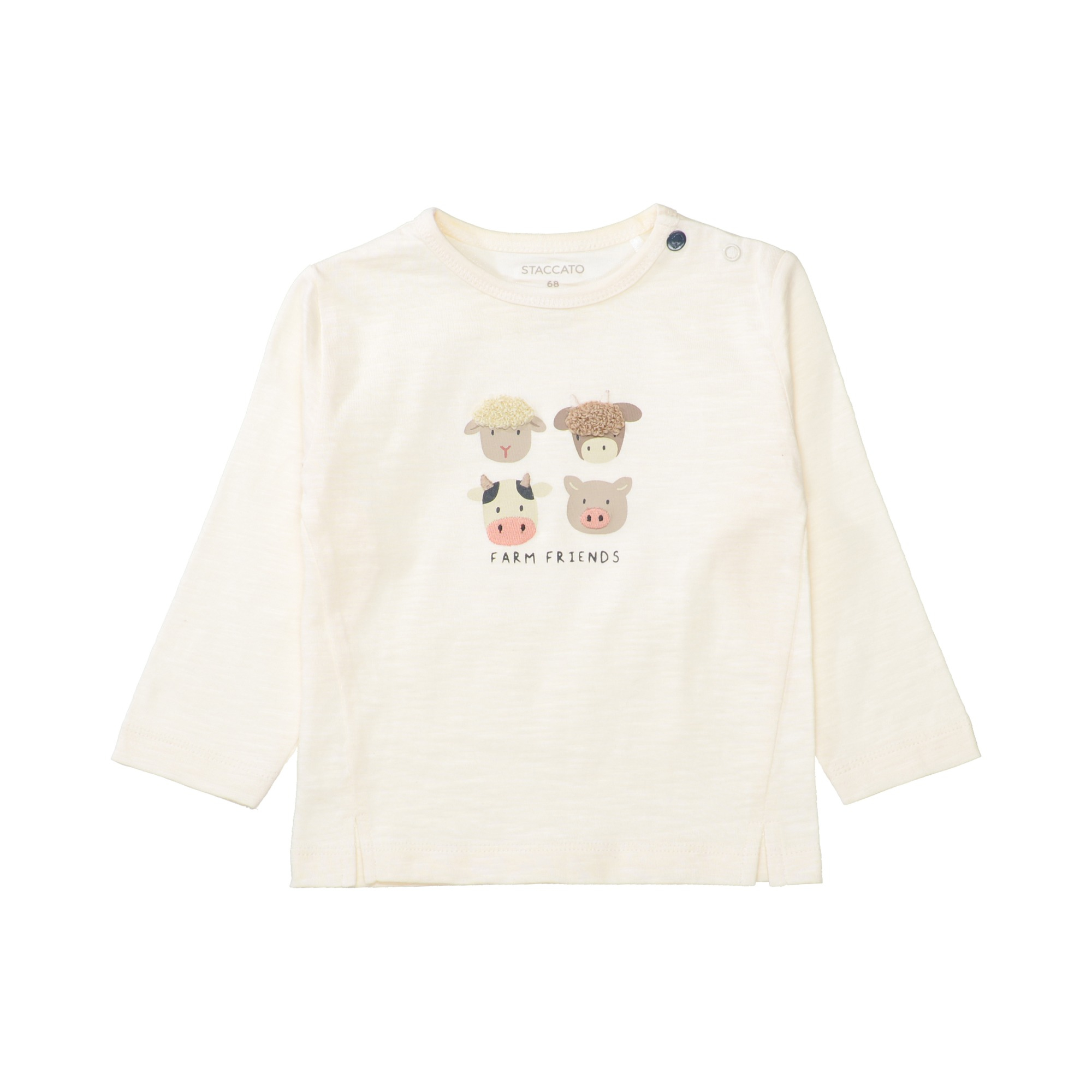 Langarmshirts, STACCATO, Beige – Produktansicht