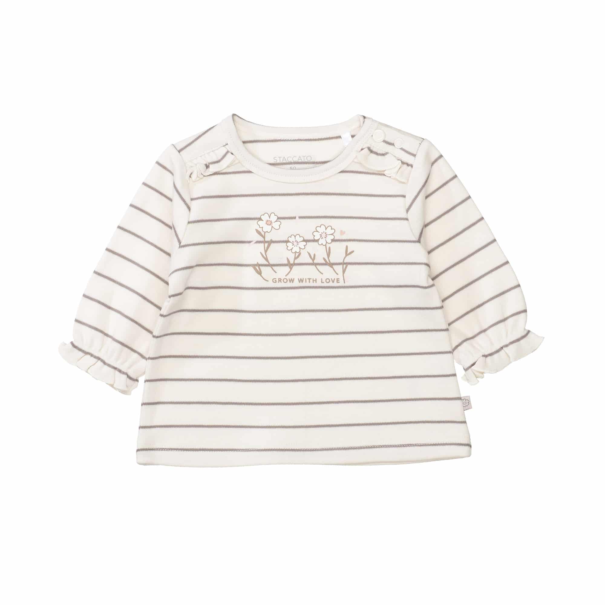 Langarmshirts, STACCATO, Beige – Produktansicht