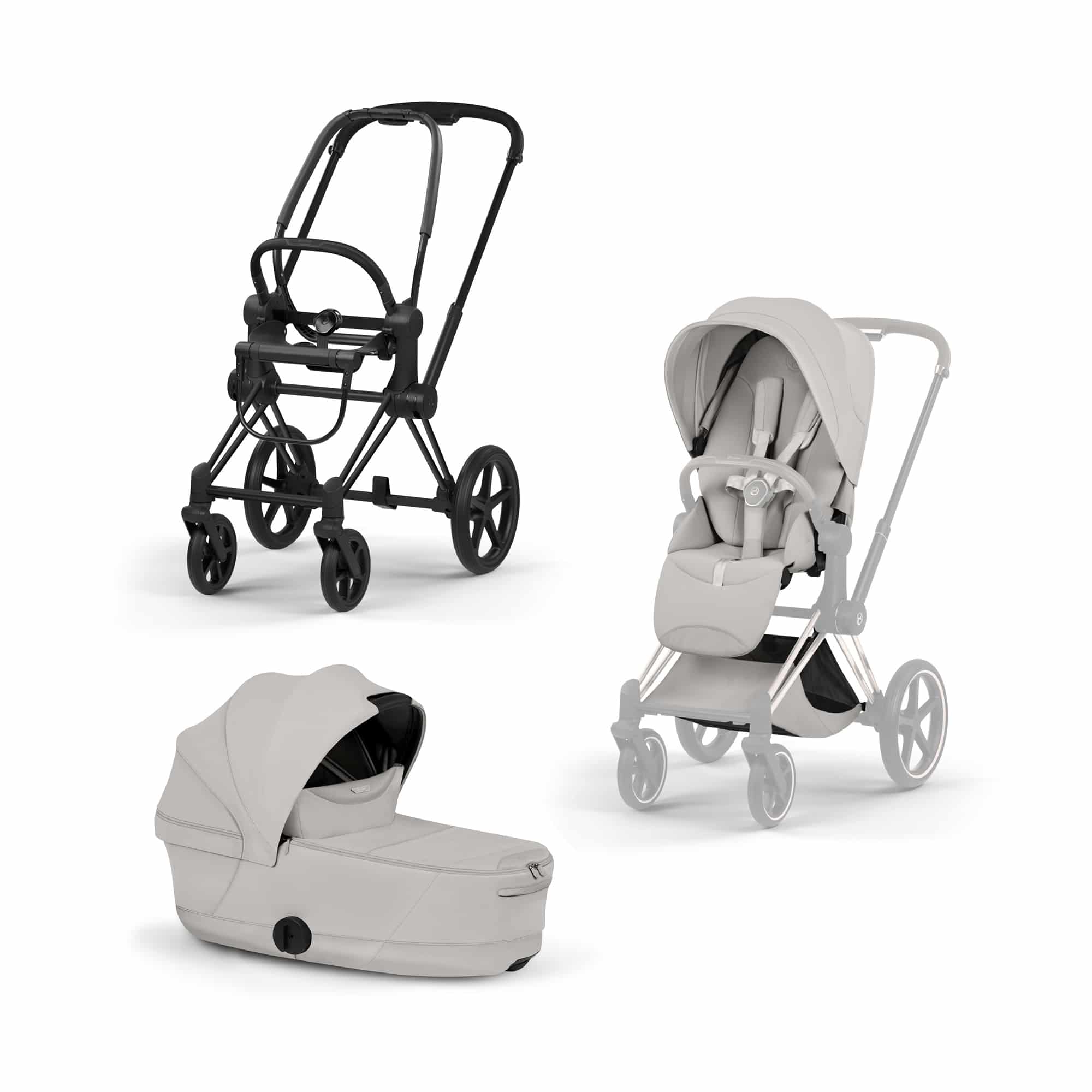 Kinderwagen Komplettsets, cybex PLATINUM, Grau – Produktansicht