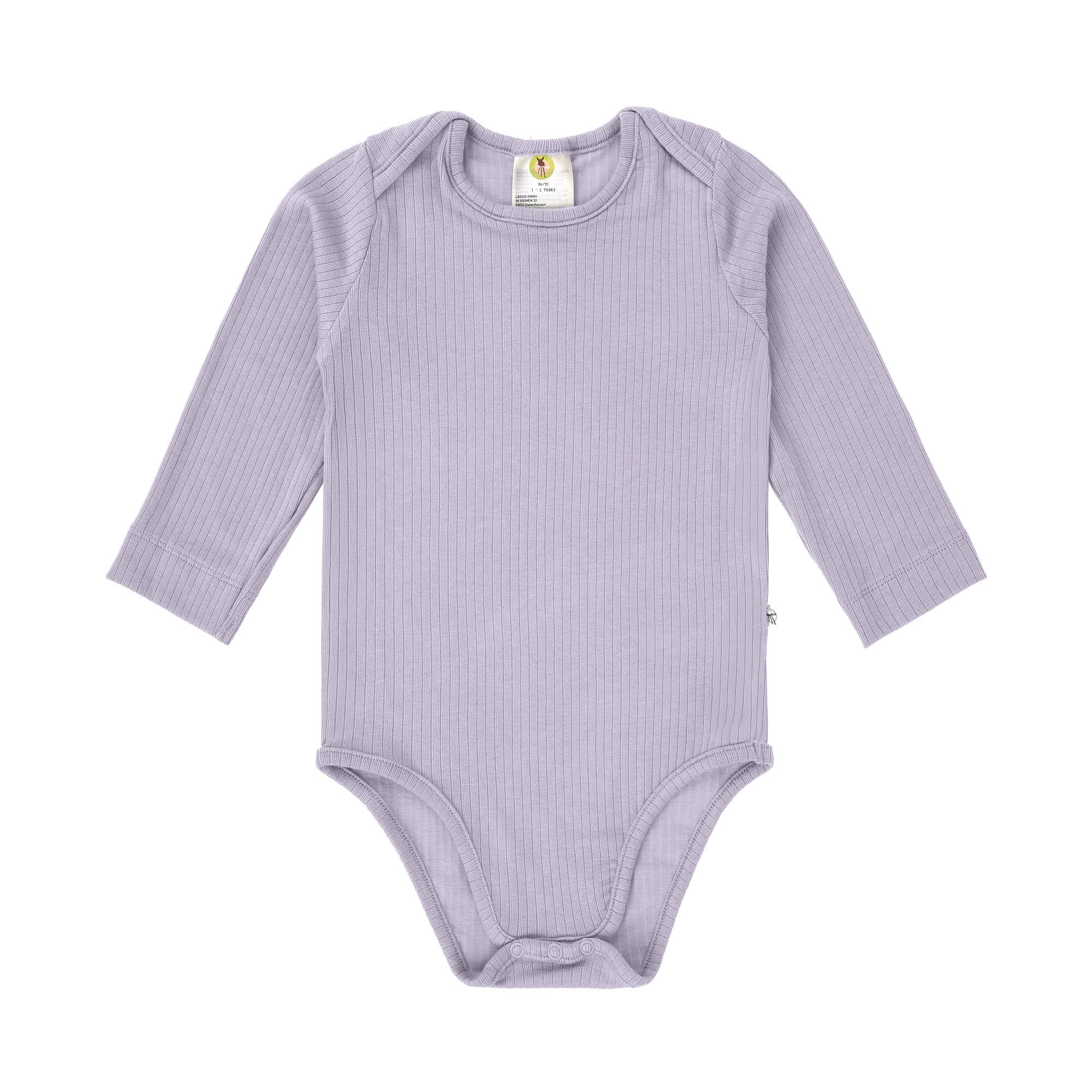 Langarmbodys, LÄSSIG, Lila – Produktansicht