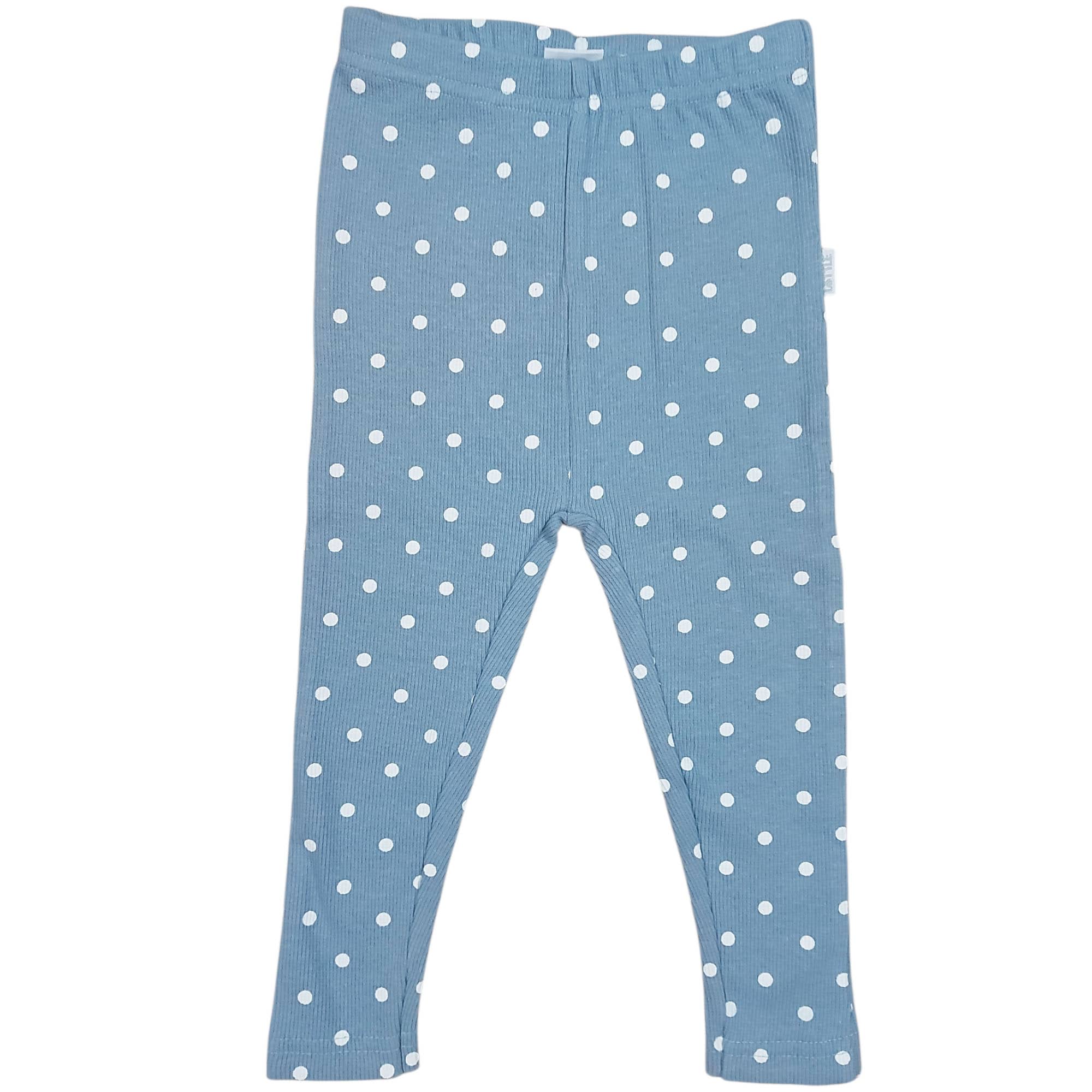 Leggings, LITTLE, Blau – Besonderheit: aus 95% Baumwolle