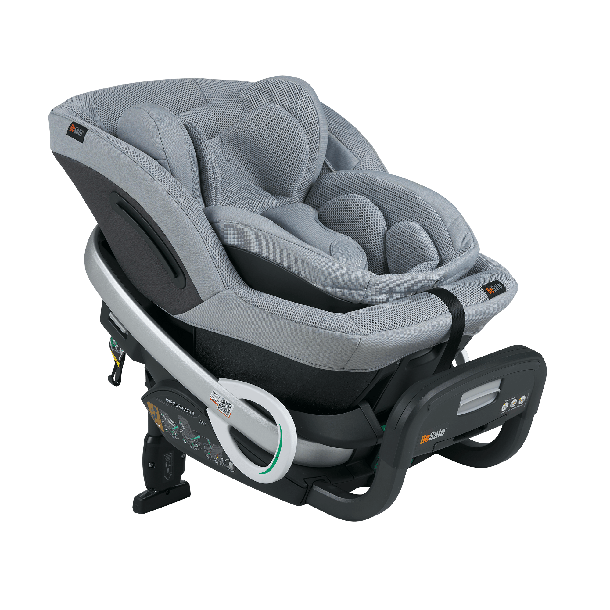 Reboarder 0-18 kg, Gruppe 0+/1, BeSafe, Grau – Produktansicht