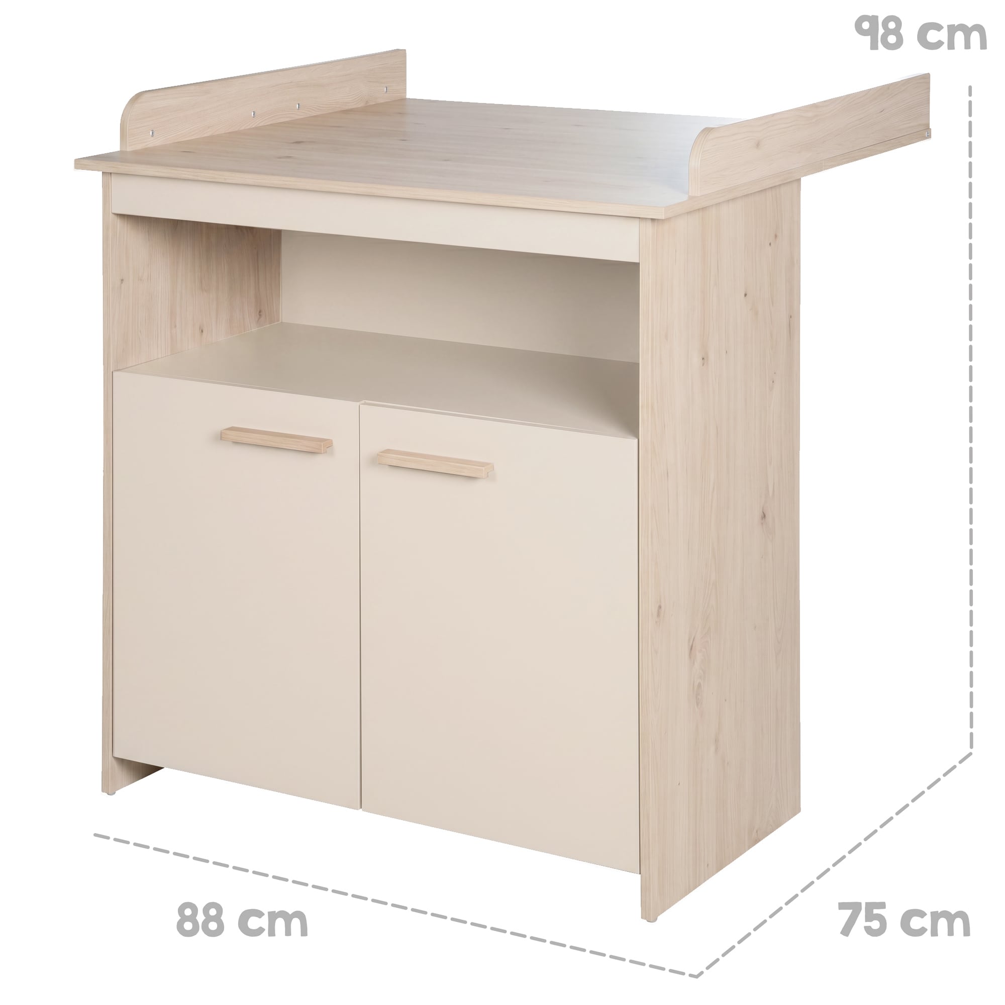 Wickelkommoden, roba, Beige – Produktansicht