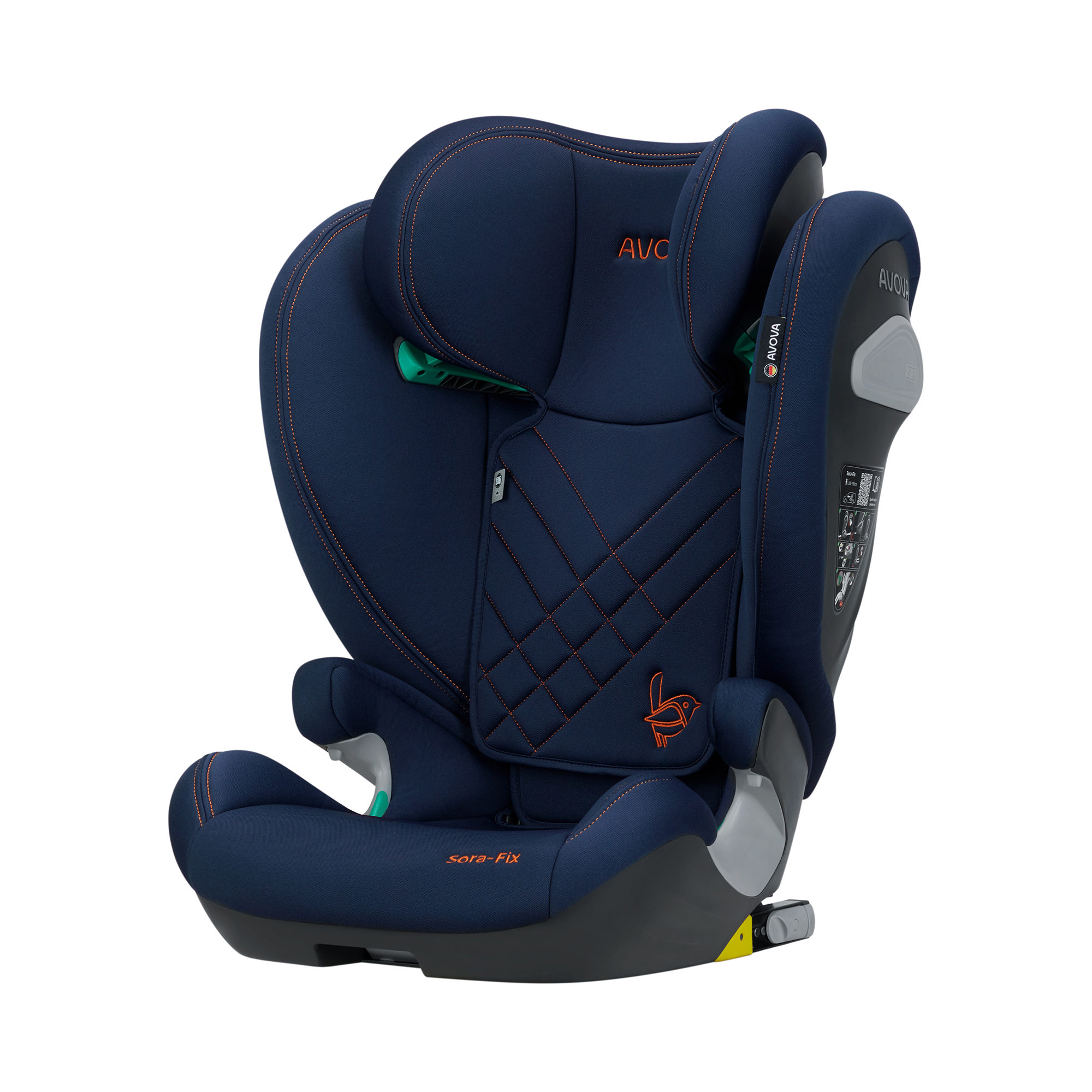 Kindersitze 15-36 kg, Gruppe 2/3, AVOVA, Blau – Produktansicht