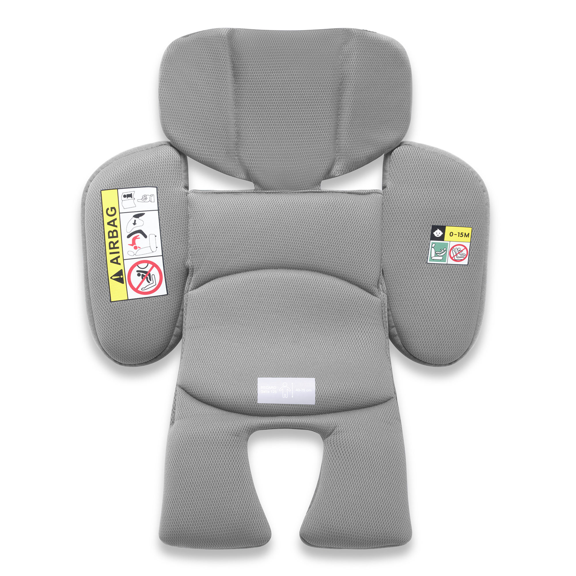 Reboarder 0-18 kg, Gruppe 0+/1, RECARO, Grau – Produktansicht