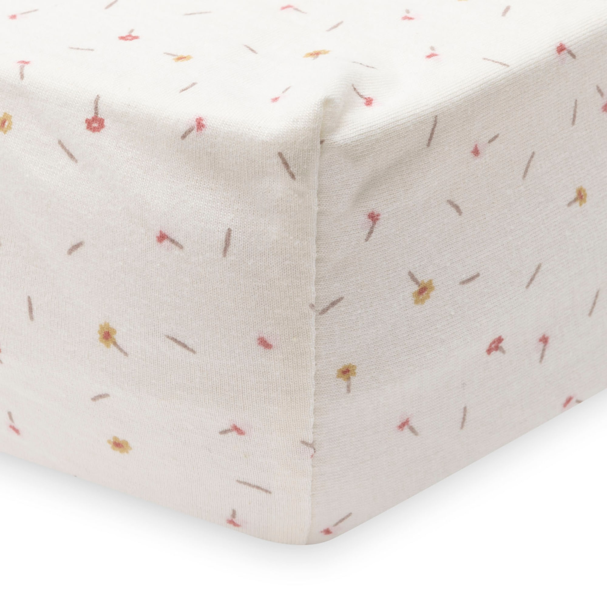 Spannbettlaken 70x140 cm, jollein, Beige – Produktansicht