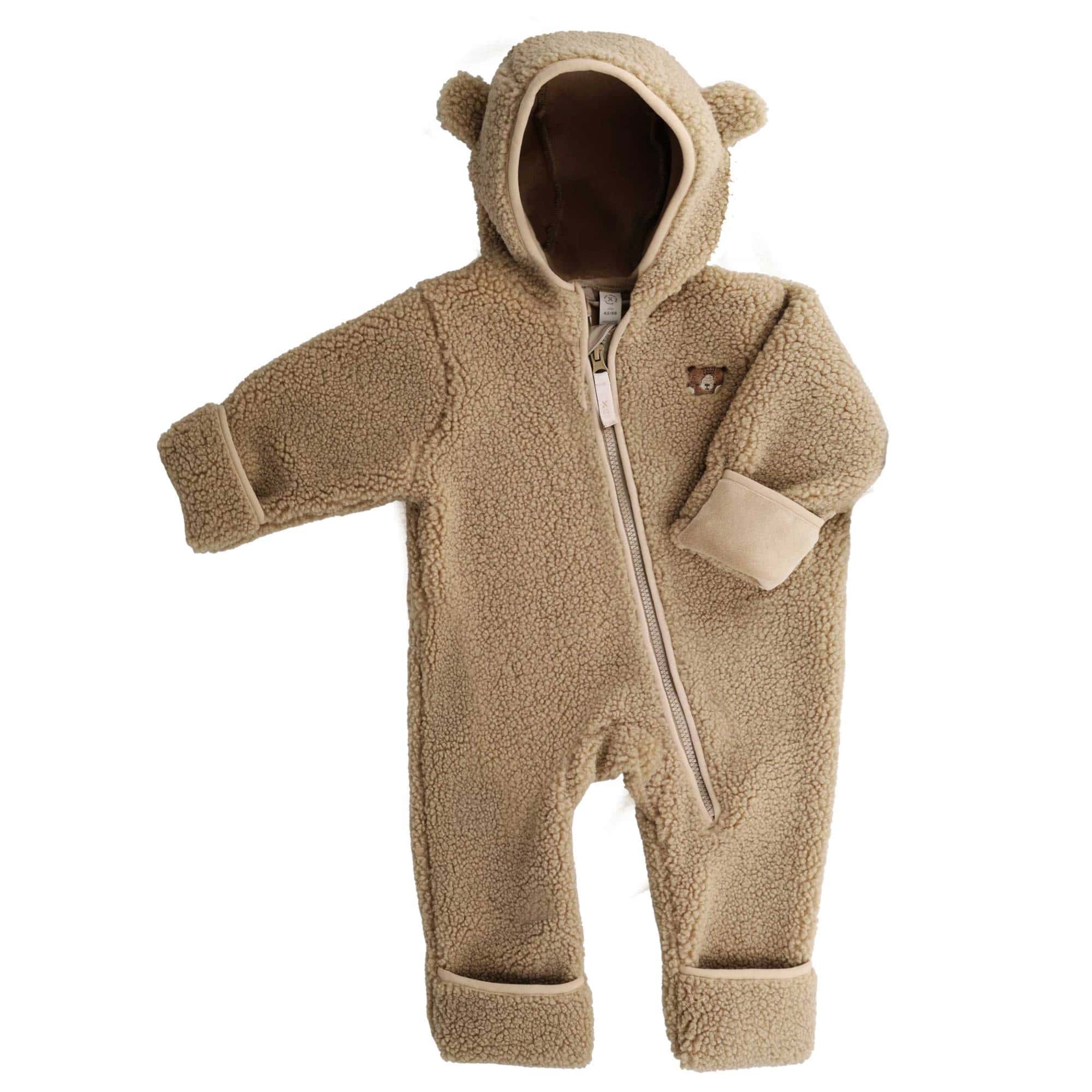 Overalls, MaxiMo, Braun – Besonderheit: gefertigt aus softem Sherpa-Fleece