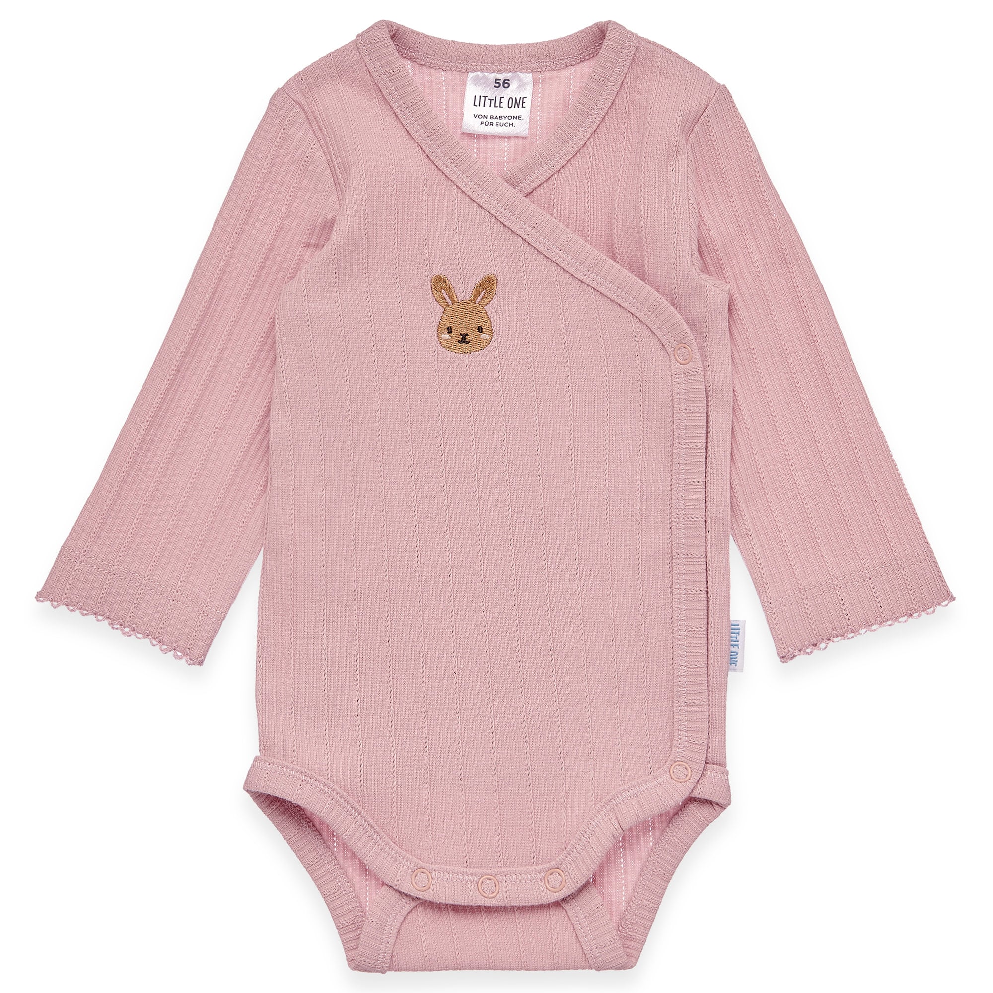 Wickelbodys, LITTLE ONE, Pink – Besonderheit: aus 95% Baumwolle