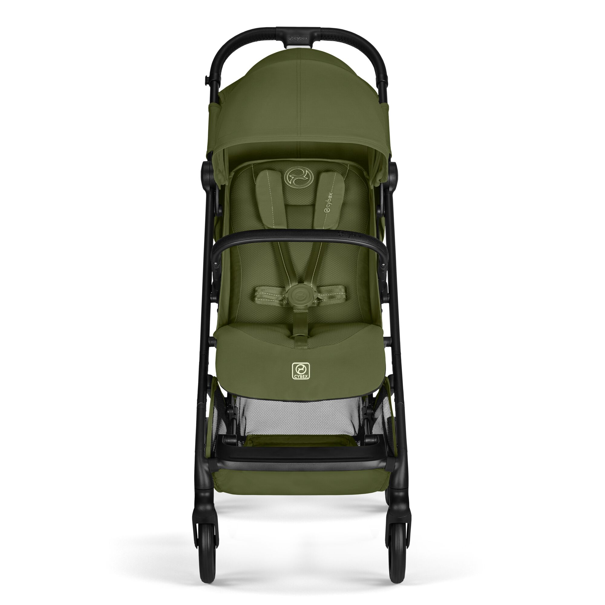 Buggys, cybex, Grün – Besonderheit: ergonomische Liegeposition mit integrierter Beinstütze