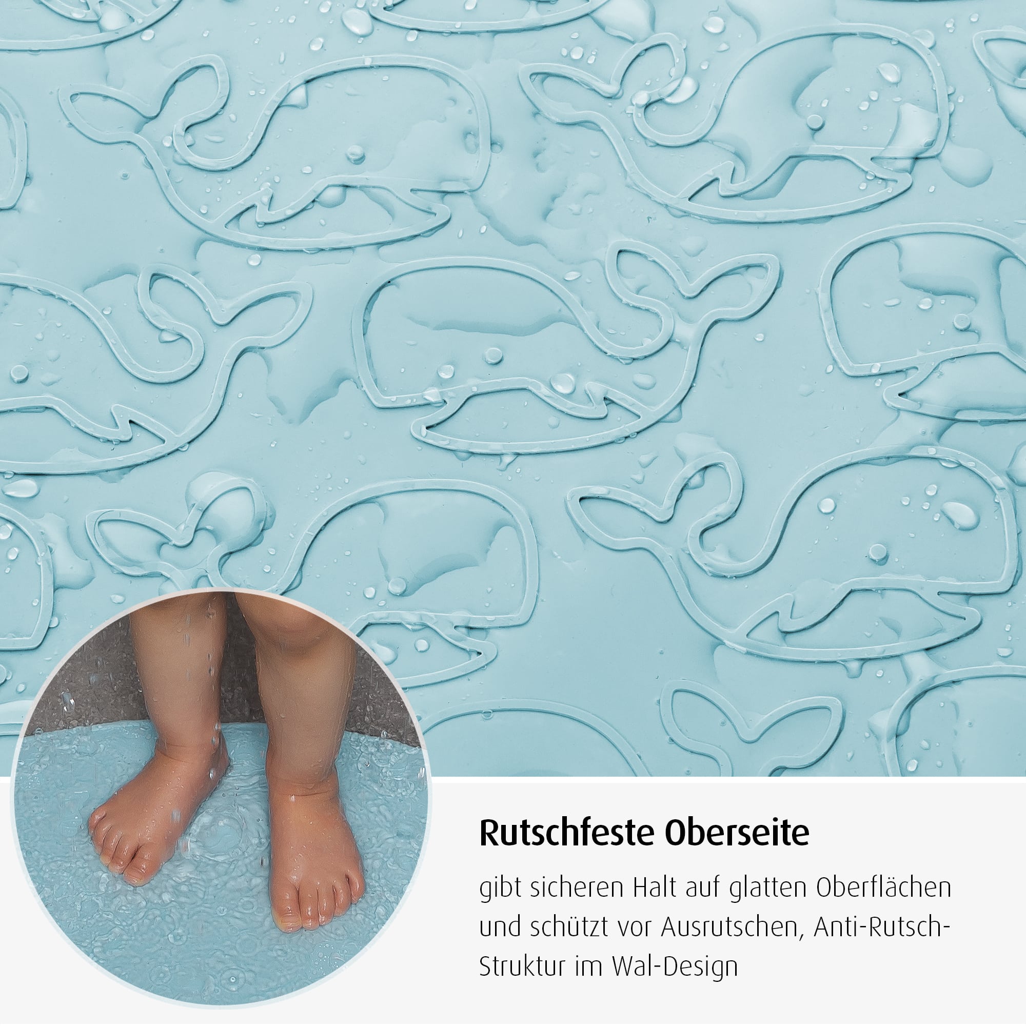 Badewannen, reer, Blau – Produktansicht
