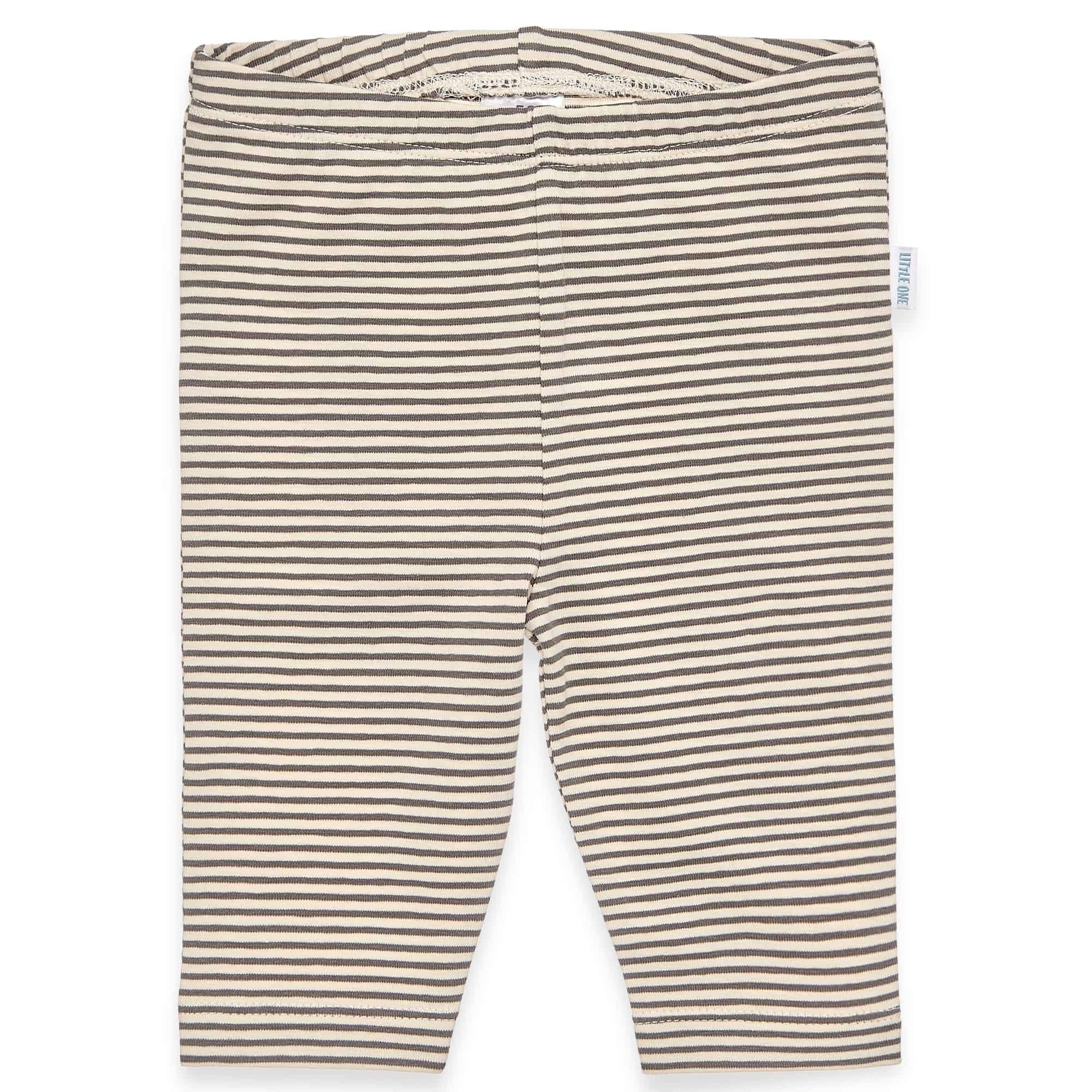 Leggings, LITTLE ONE, Grau – Besonderheit: aus 95% Baumwolle