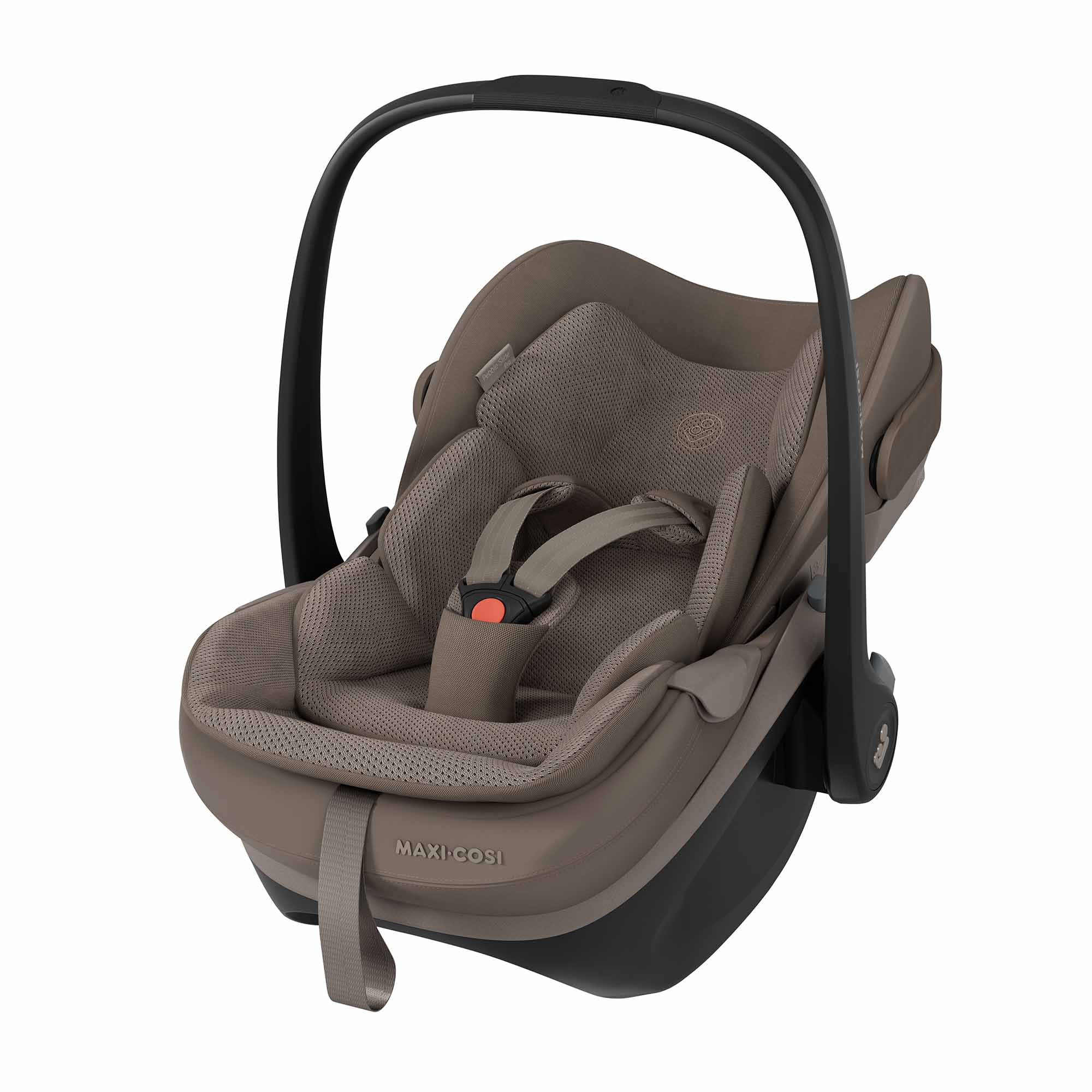 Babyschalen 0-13 kg, Gruppe 0+, MAXI-COSI Premium, Beige – Besonderheit: in Kombination mit der Family Fix Slide Pro Easy in, easy out mit SLIDETECH®2