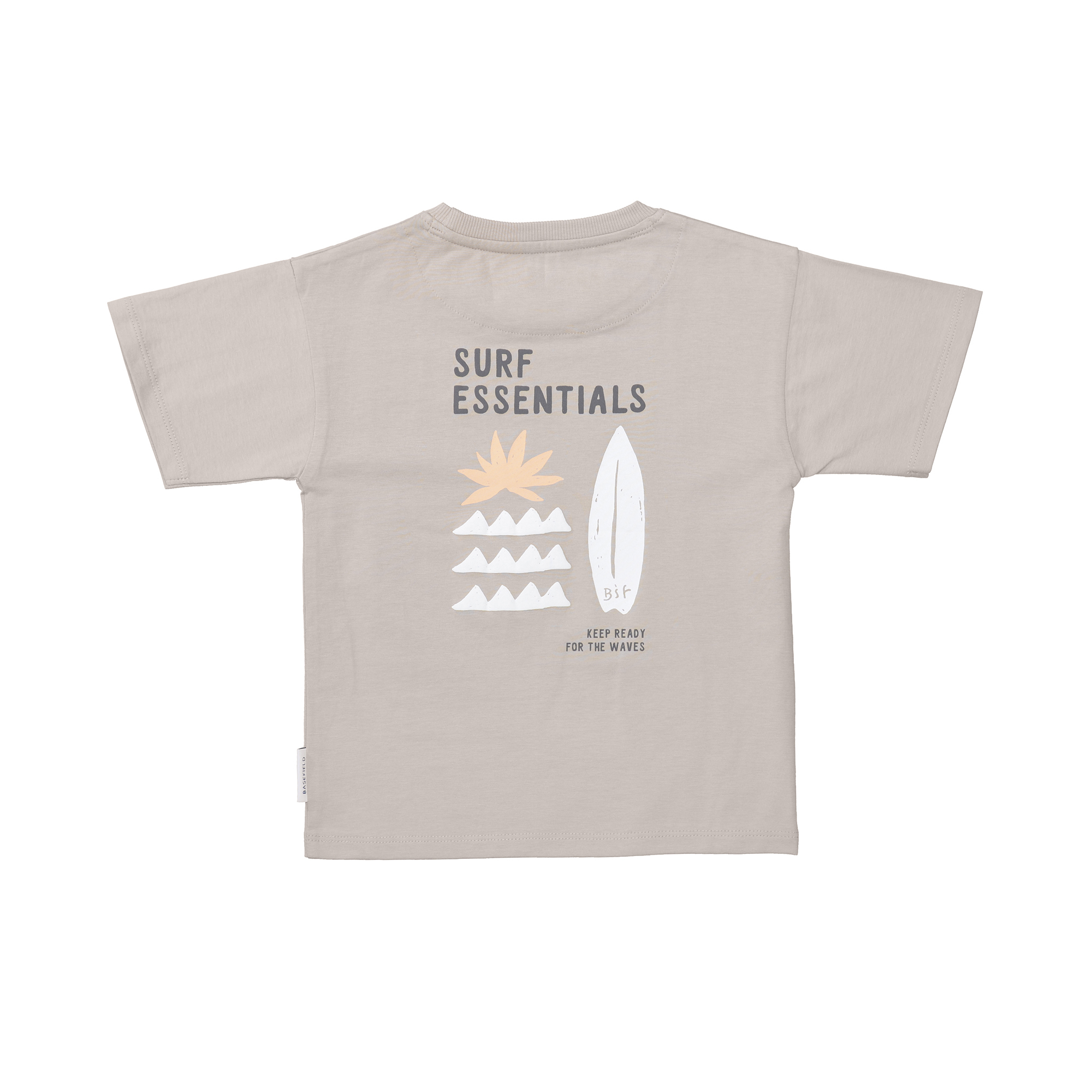 Kurzarmshirts, BASEFIELD, Braun – Produktansicht