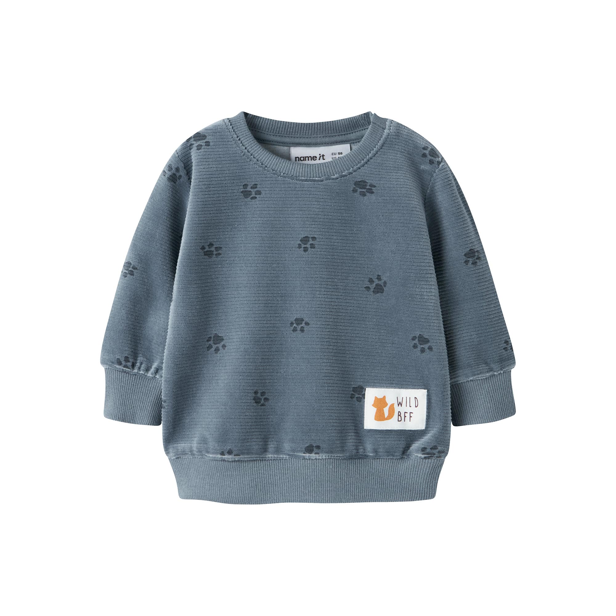 Pullover & Sweatshirts, name it, Blau – Besonderheit: aus 80% Baumwolle