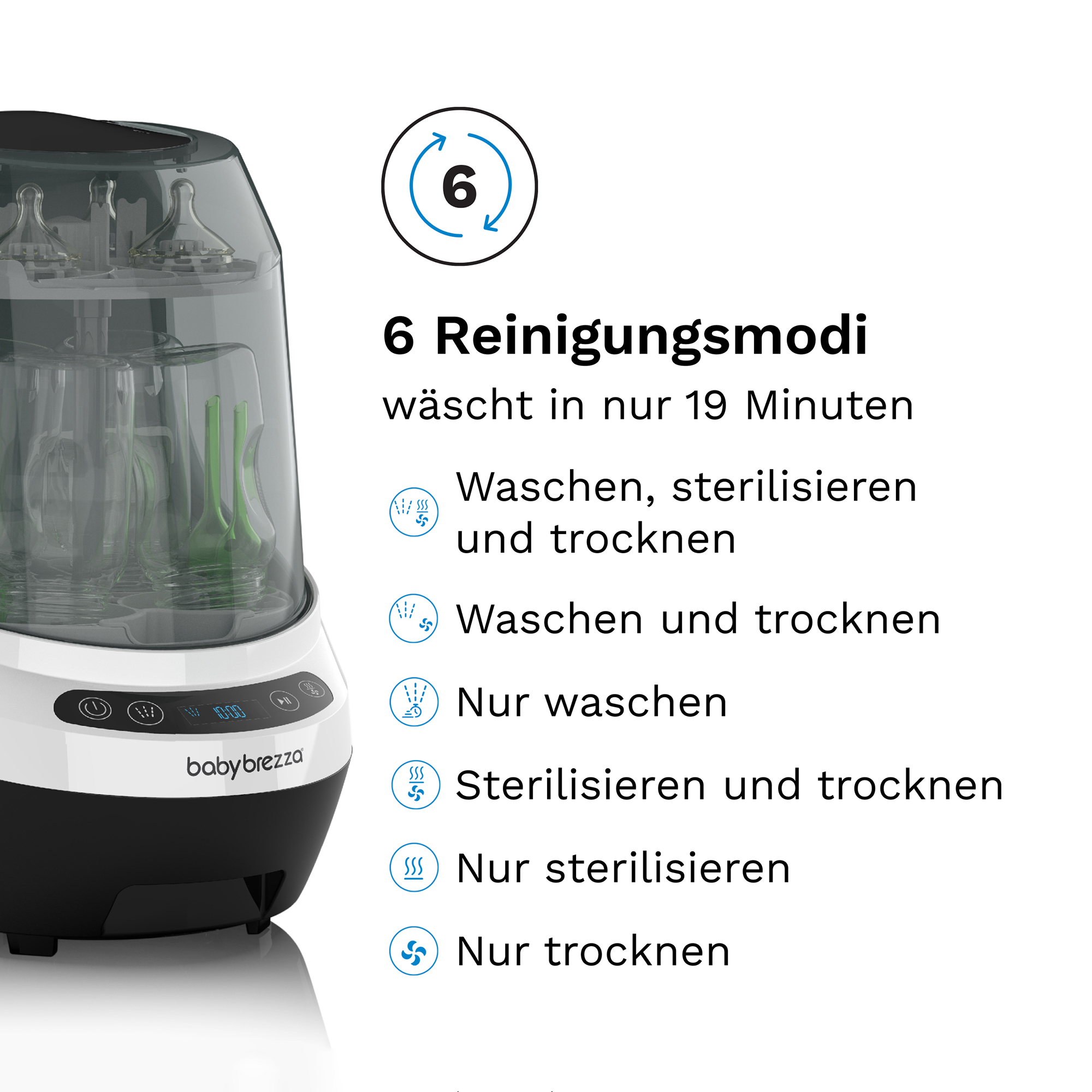 Vaporisatoren, babybrezza, Weiß – Produktansicht