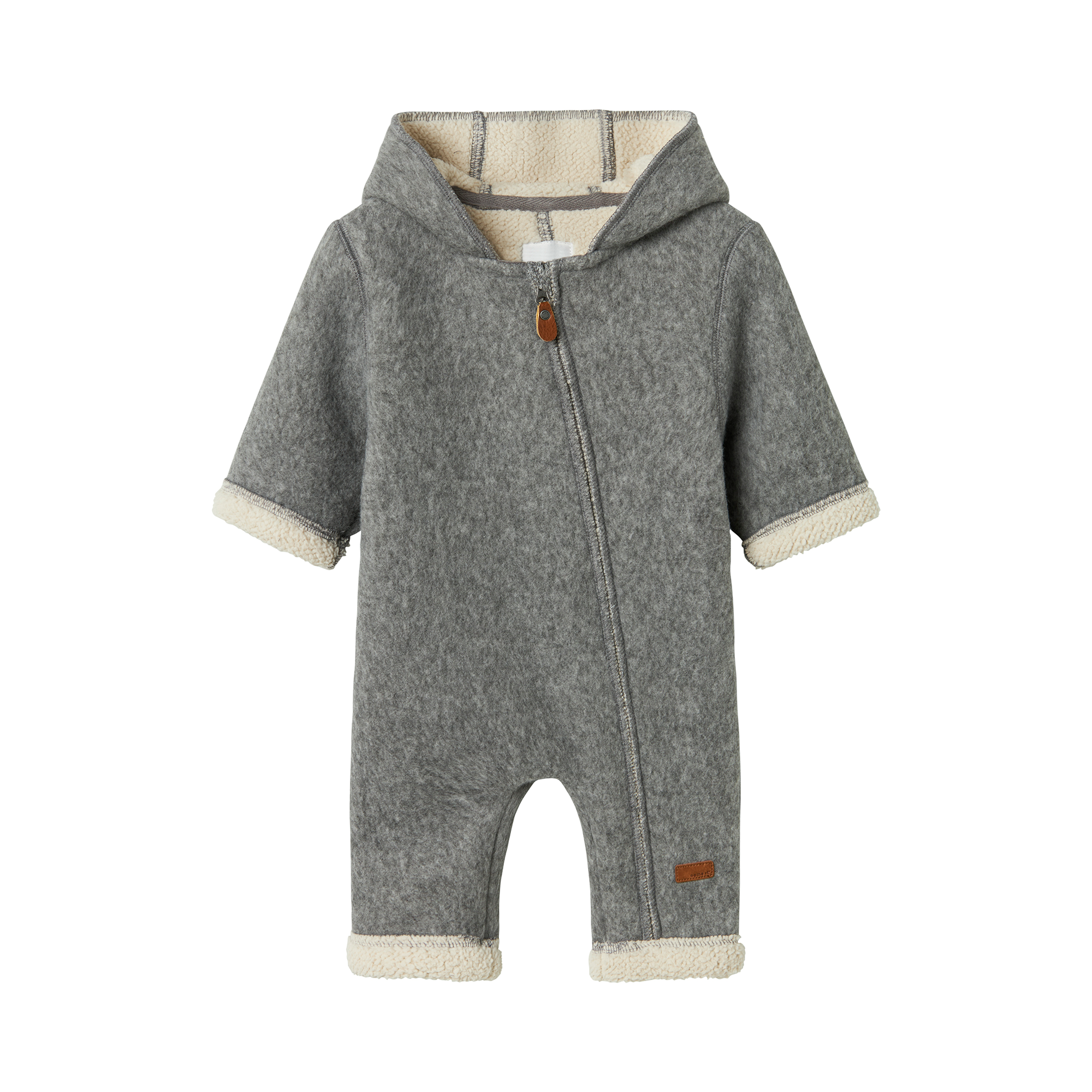 Overalls, name it, Grau – Besonderheit: mit Kapuze