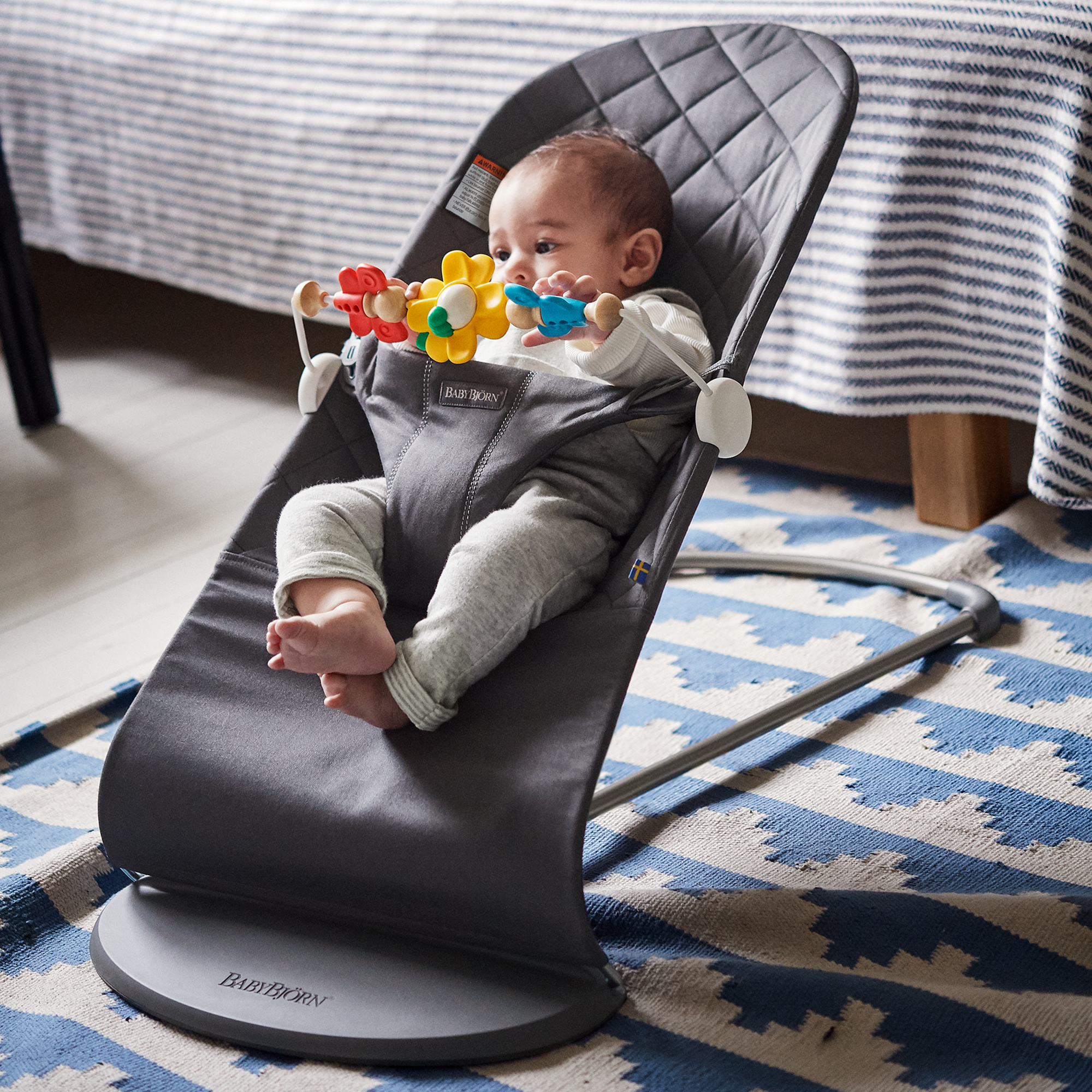 Wippen, BABYBJÖRN, Grau – Produktansicht