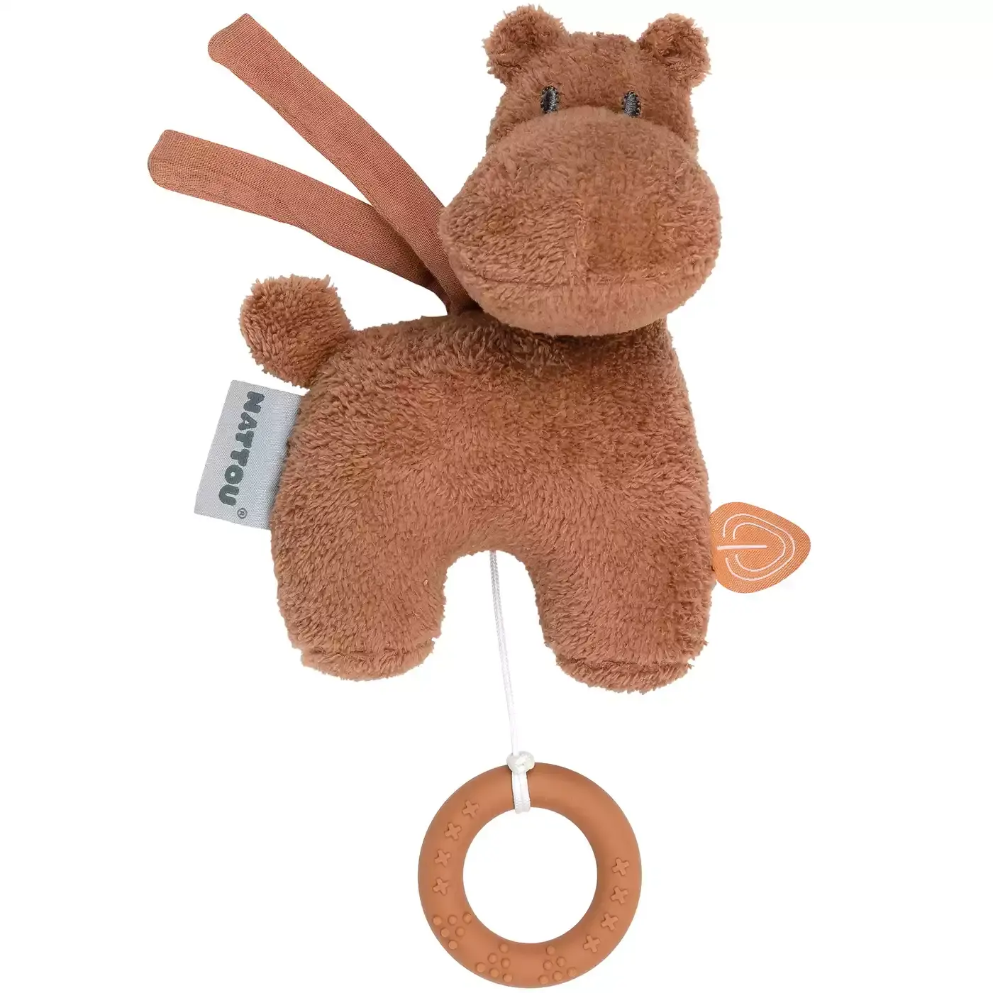 Mini-Spieluhr Nilpferd Susie Nattou Braun 2000582273401 1