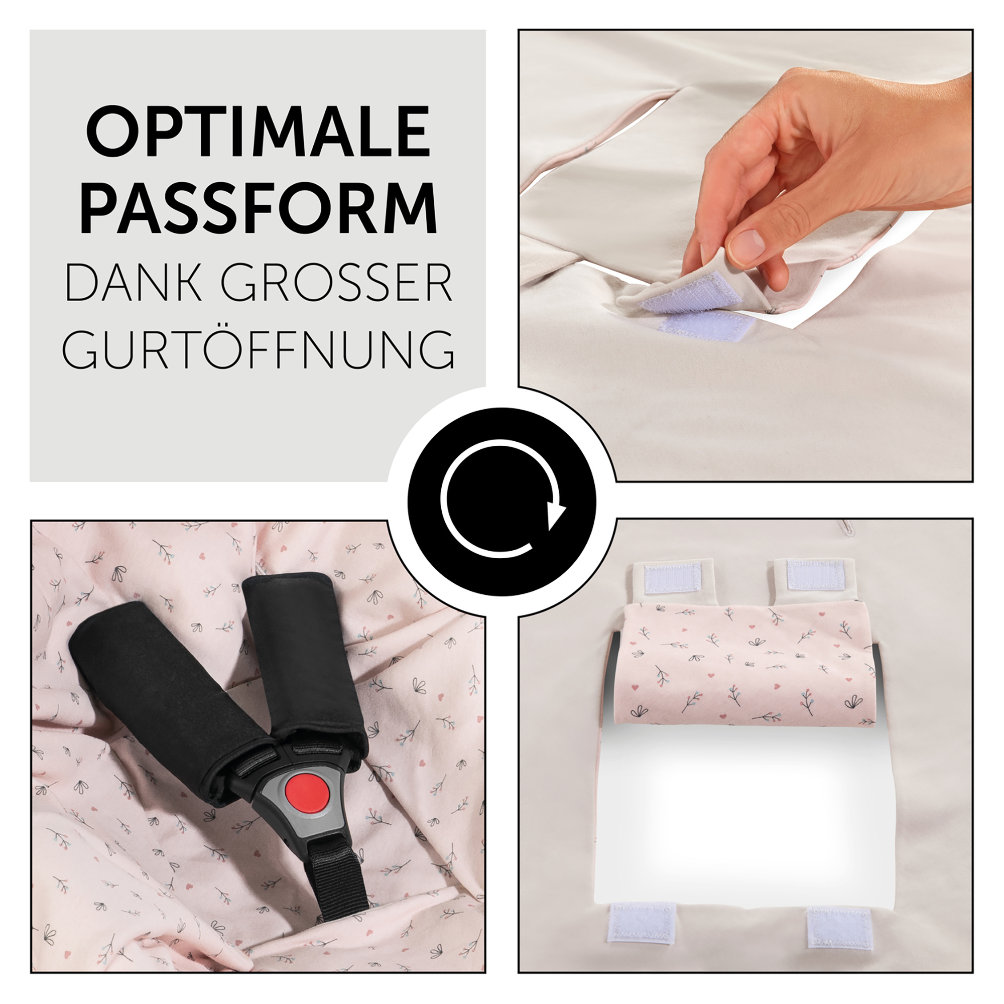 Einschlagdecken & Decken, hauck, Beige – Produktansicht