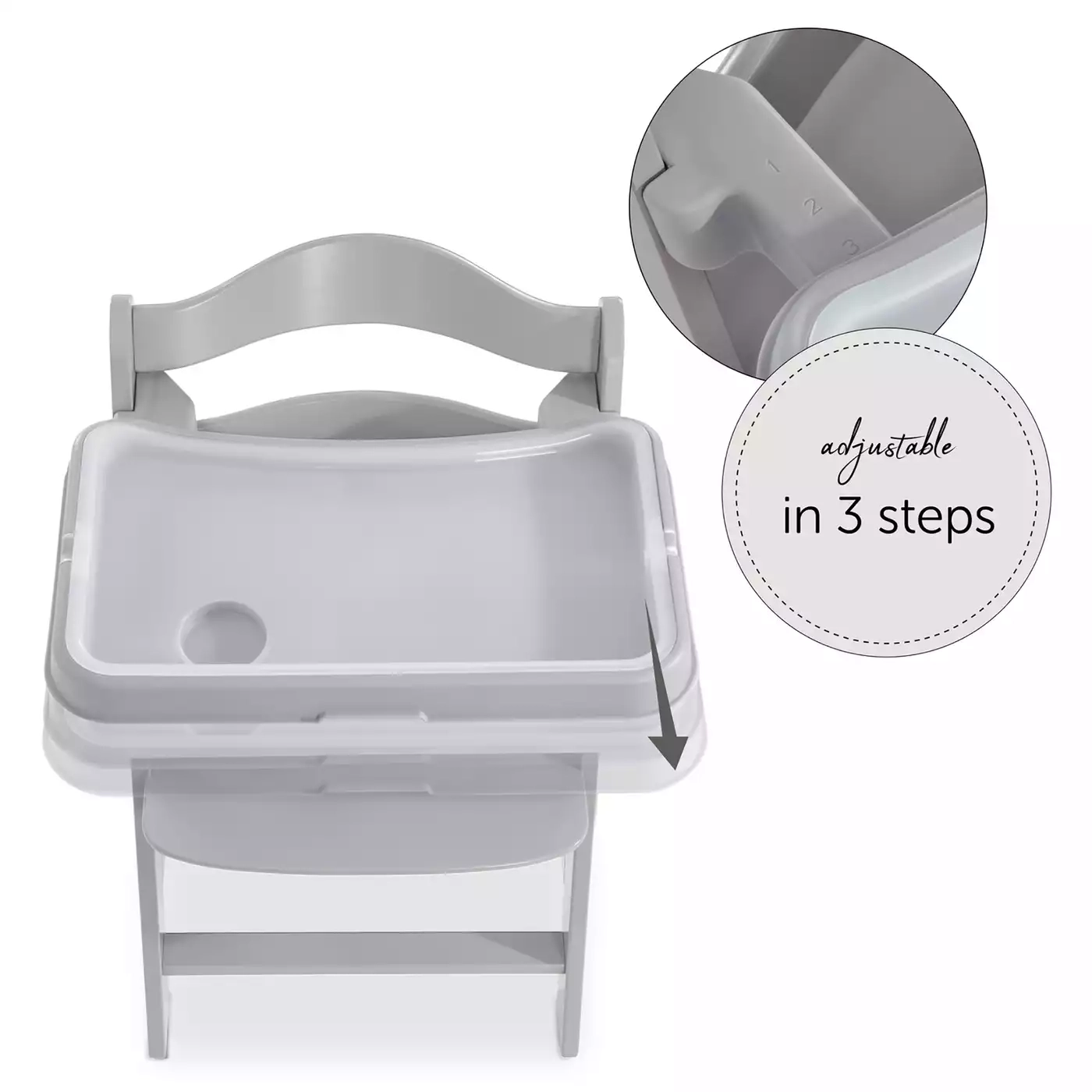 Hochstuhl Zubehör, hauck, Grau – Produktansicht