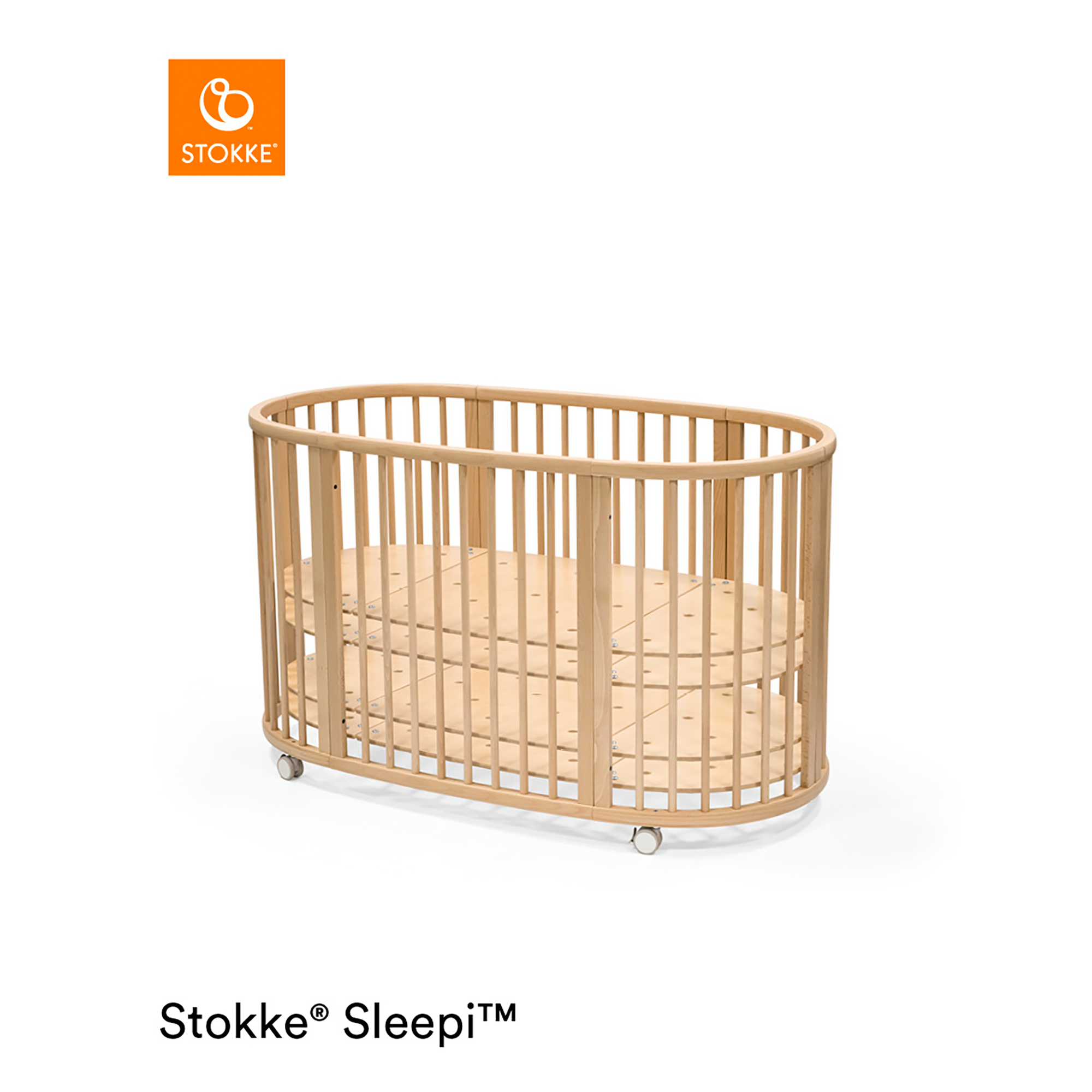 Gitterbetten, STOKKE, Beige – Produktansicht