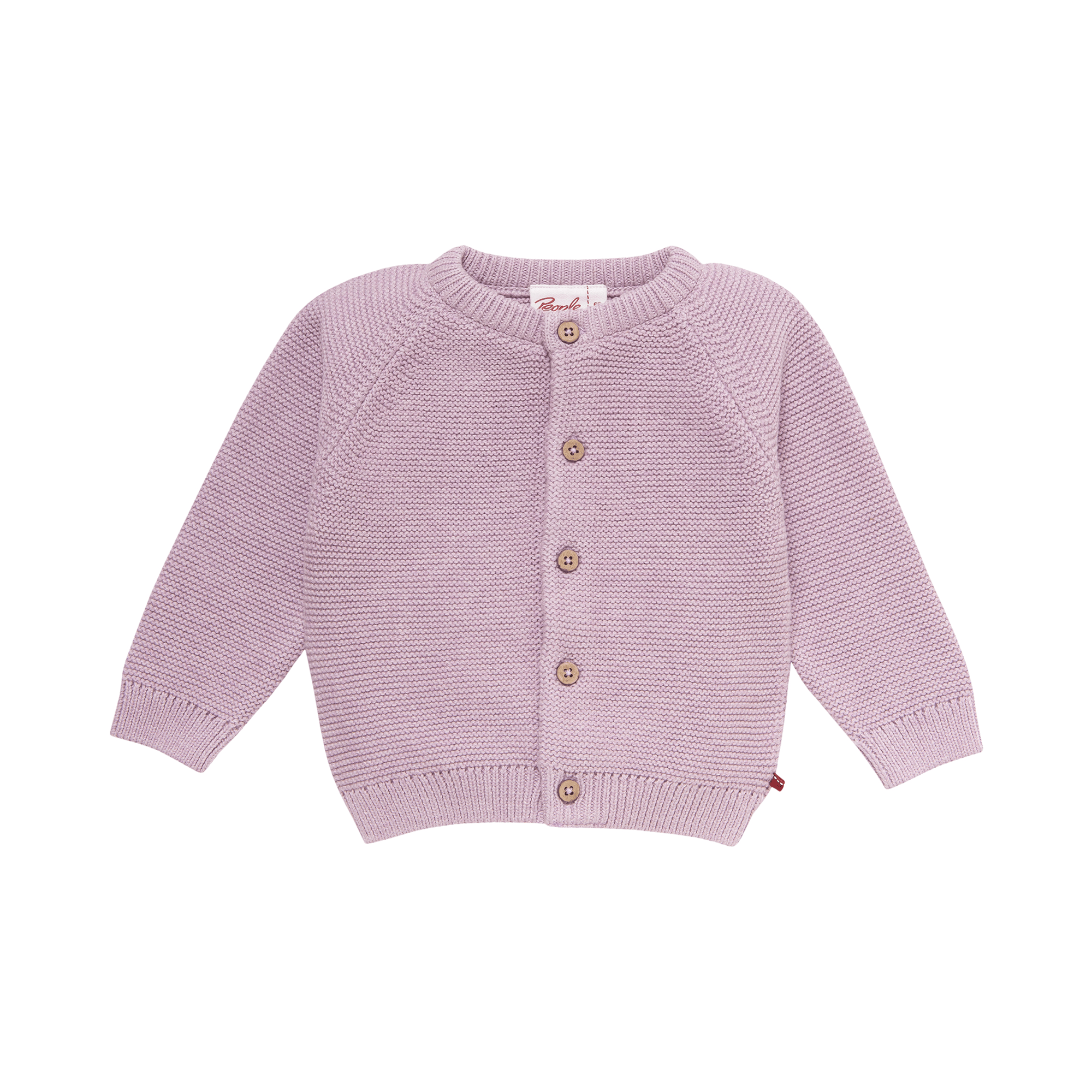 Sweat-, Fleece- & Strickjacken, People Wear Organic, Lila – Produktansicht