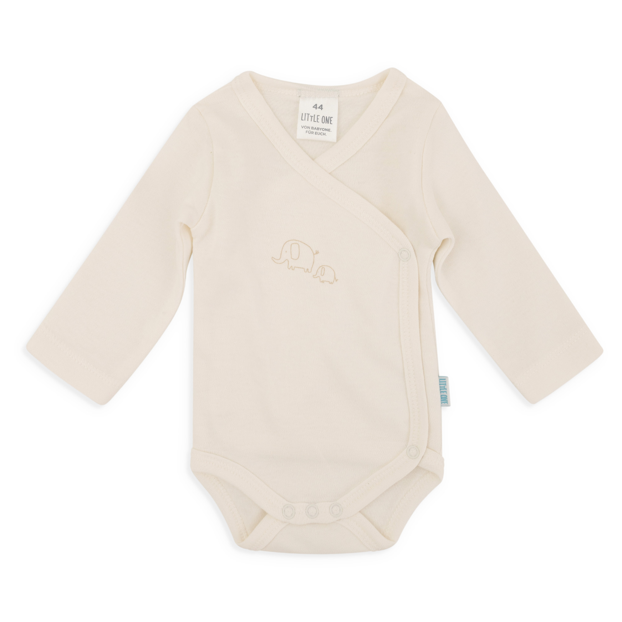 Wickelbodys, LITTLE ONE, Grau – Produktansicht