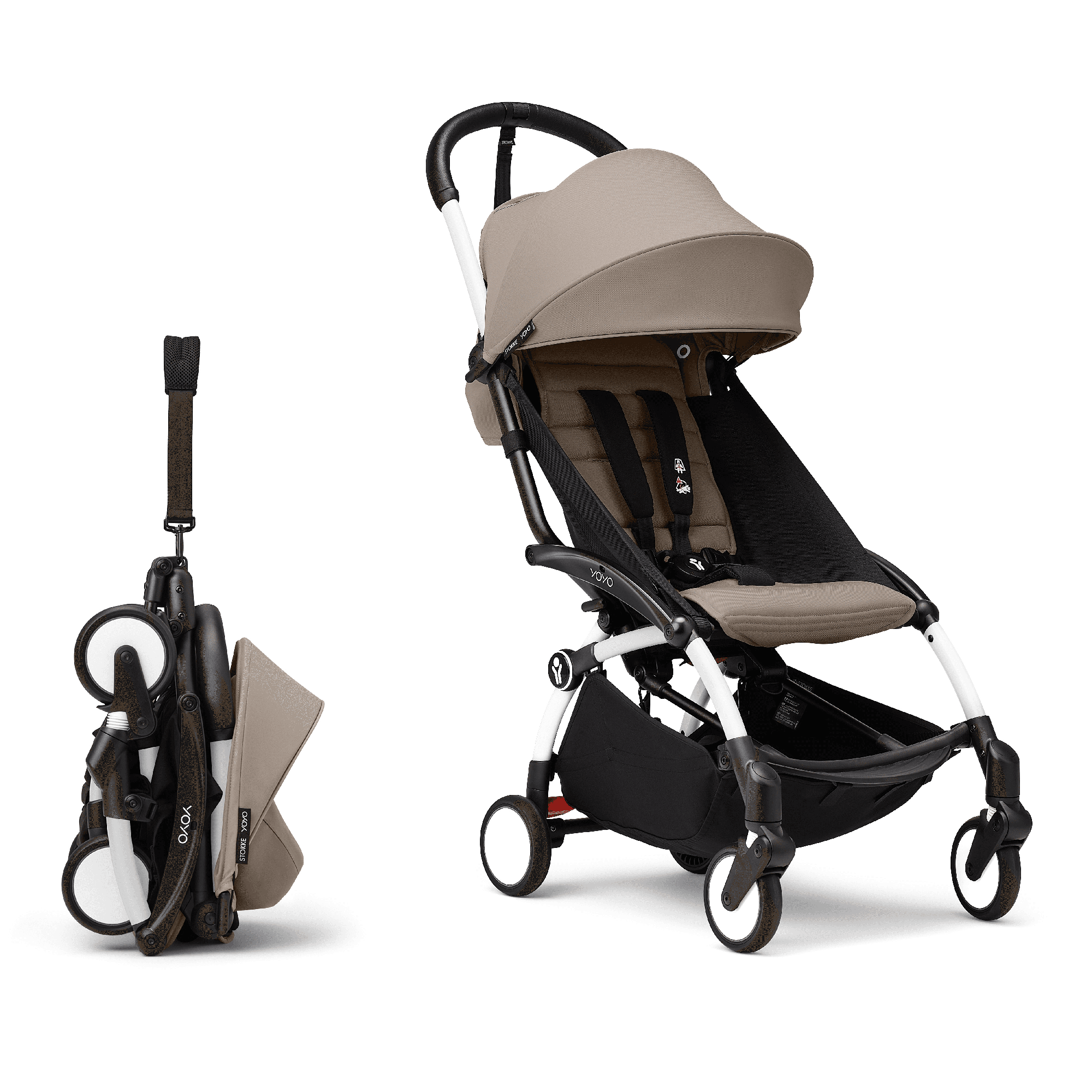 Kombi-Kinderwagen, STOKKE, Weiß – Produktansicht