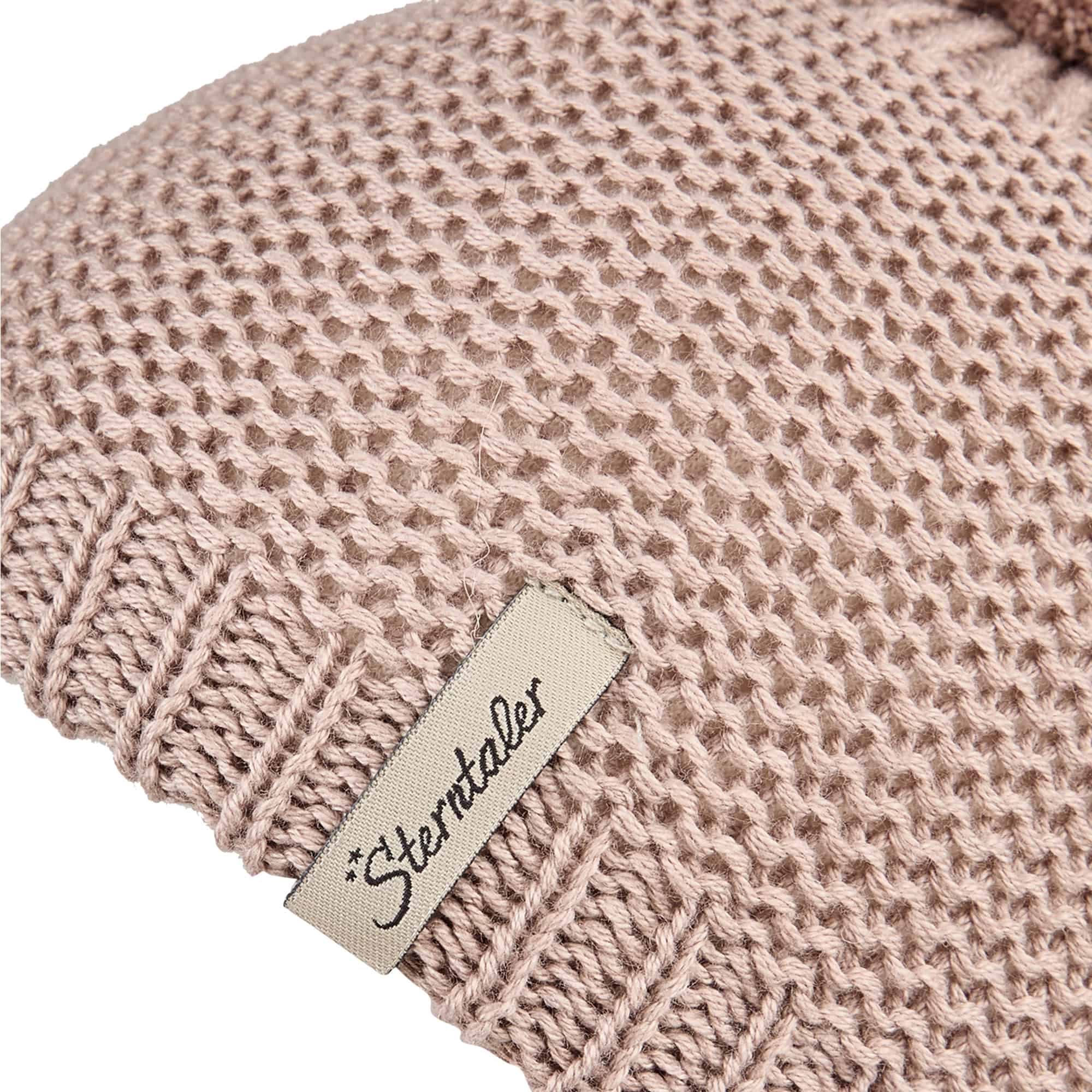 Strickmützen, Sterntaler, Beige – Produktansicht