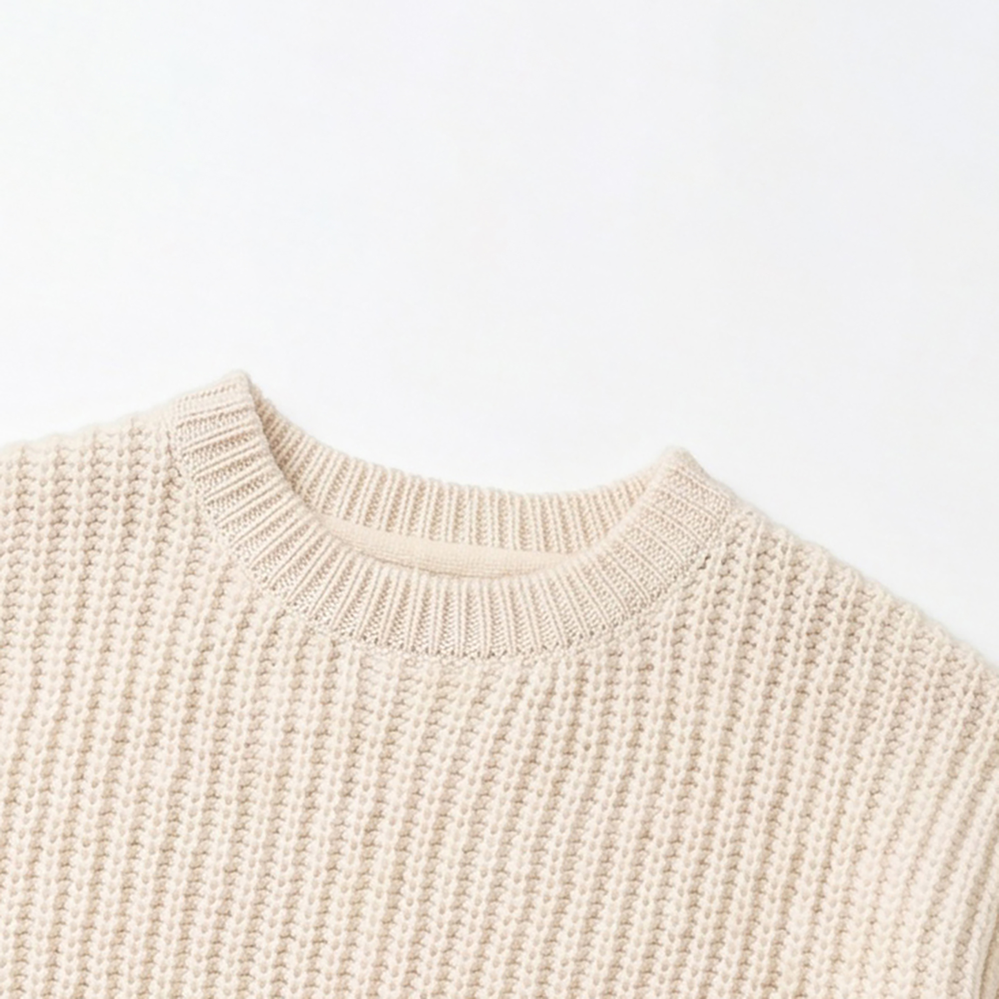 Strickpullover, LITTLE ONE, Beige – Produktansicht