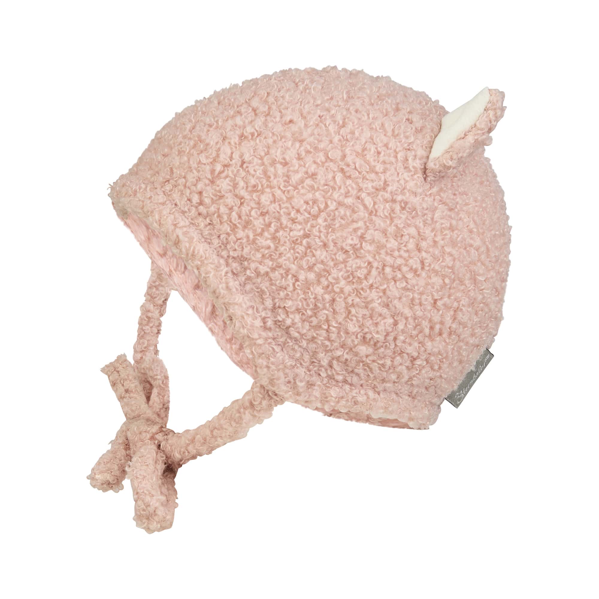 Wintermützen, Sterntaler, Pink – Besonderheit: flauschige Mütze mit 3D-Katzenohren und Ohrenklappen