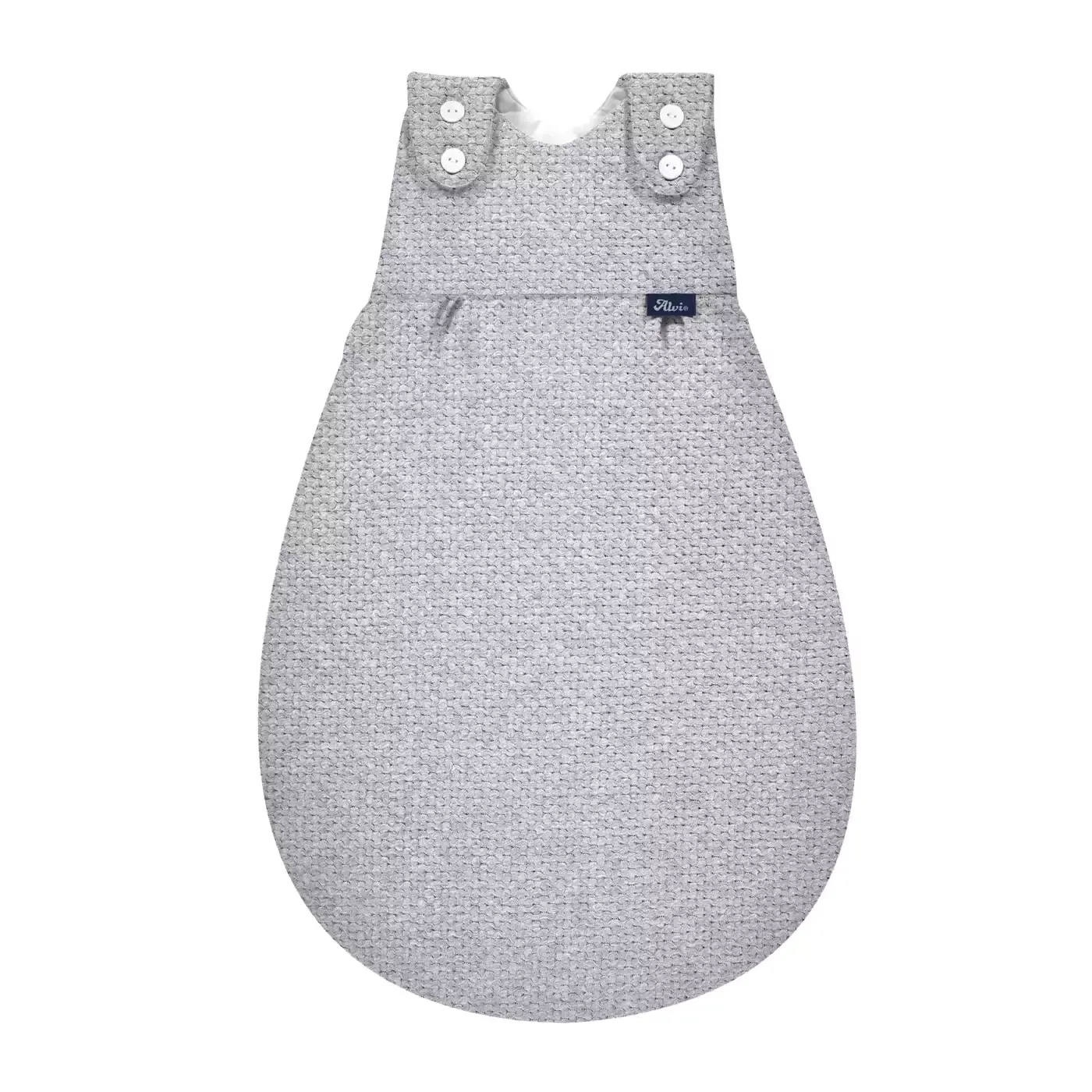 Baby-Mäxchen Außensack Pique Gr. 50/56 Alvi Grau 2000579259807 3