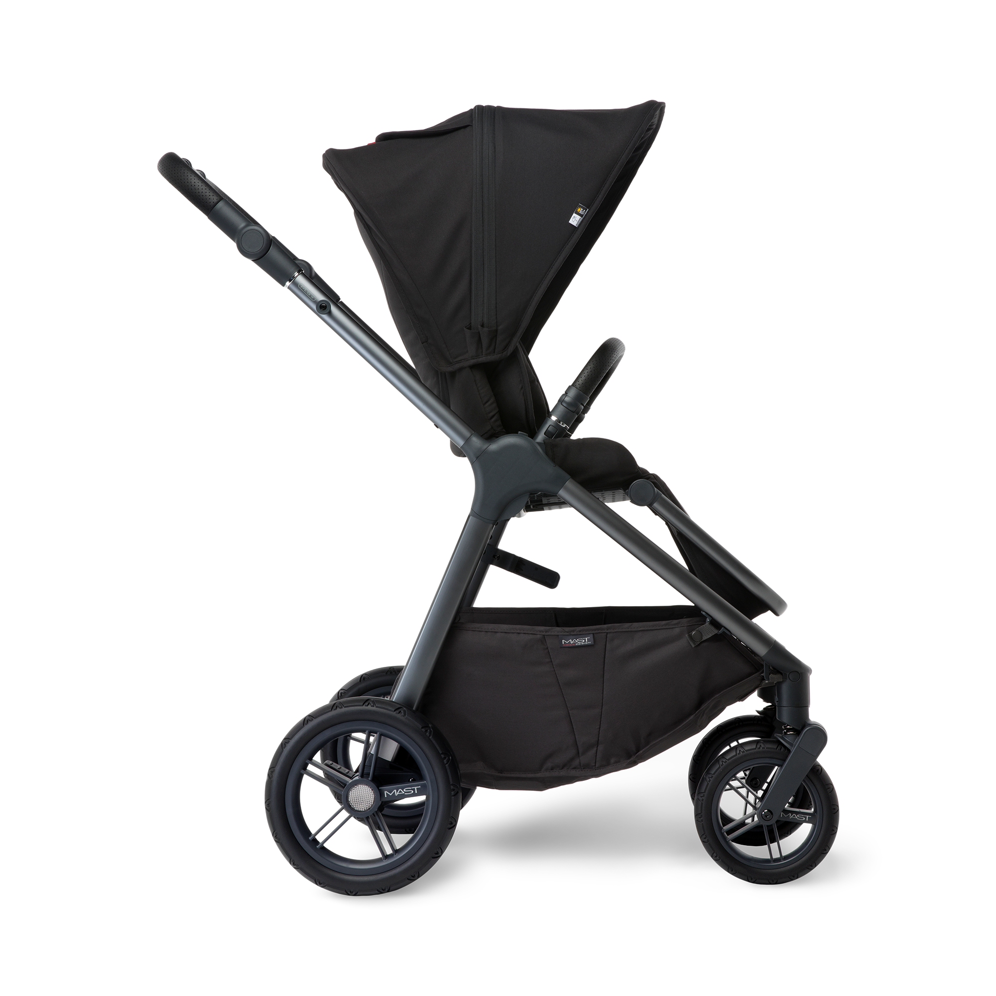 % SALE Kinderwagen, MAST, Schwarz – Produktansicht