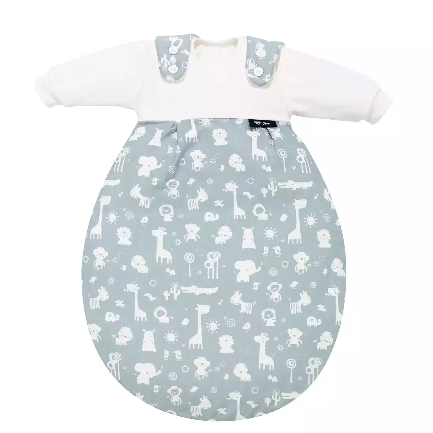 Baby-Mäxchen Animals Gr. 50/56 Alvi Blau 2000575142004 1