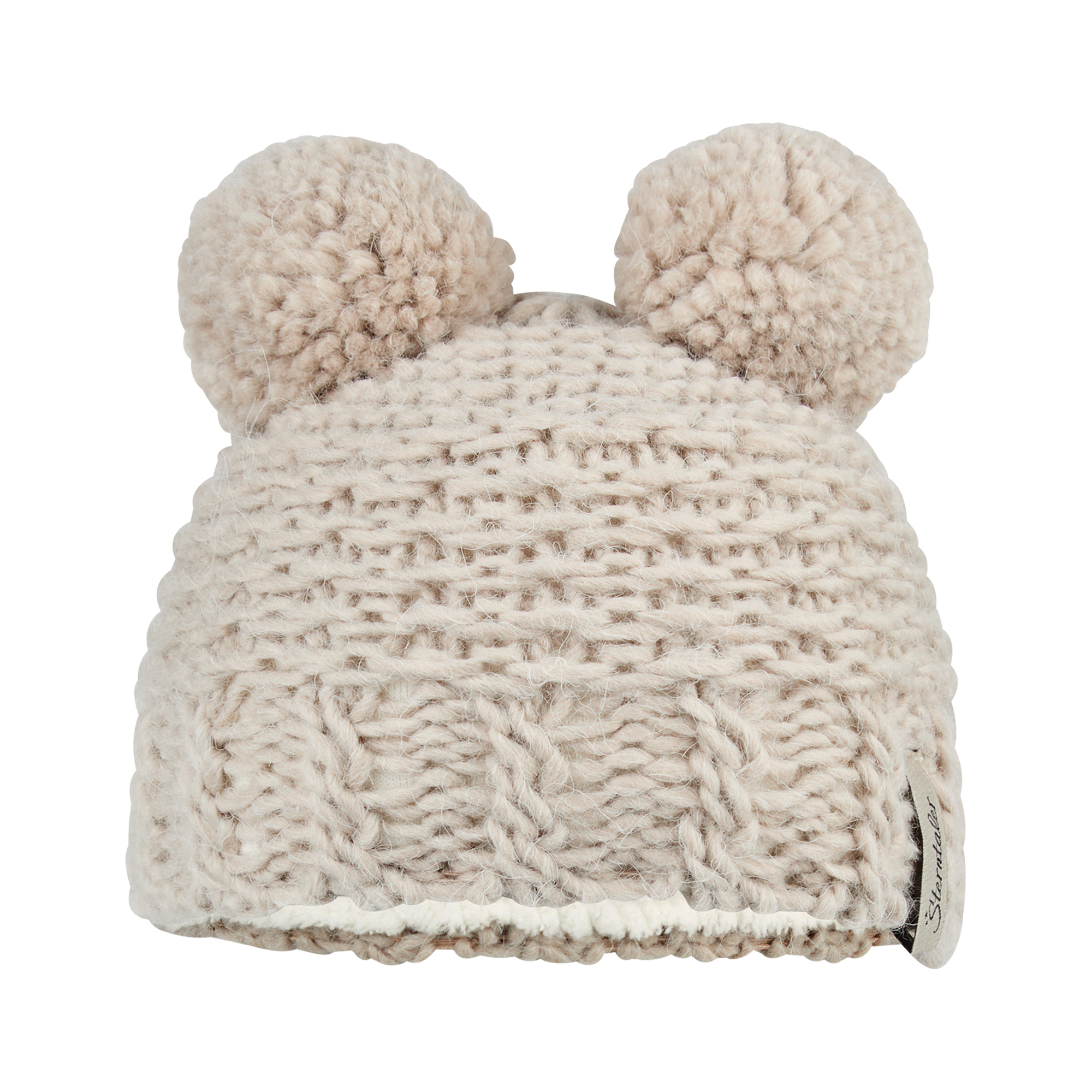 Wintermützen, Sterntaler, Beige – Besonderheit: aus Mischgewebe mit Wollanteil