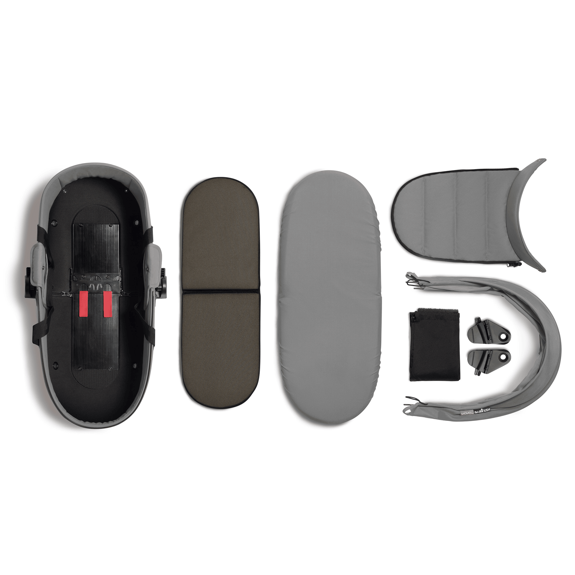 Softtragetaschen, STOKKE, Grau – Produktansicht
