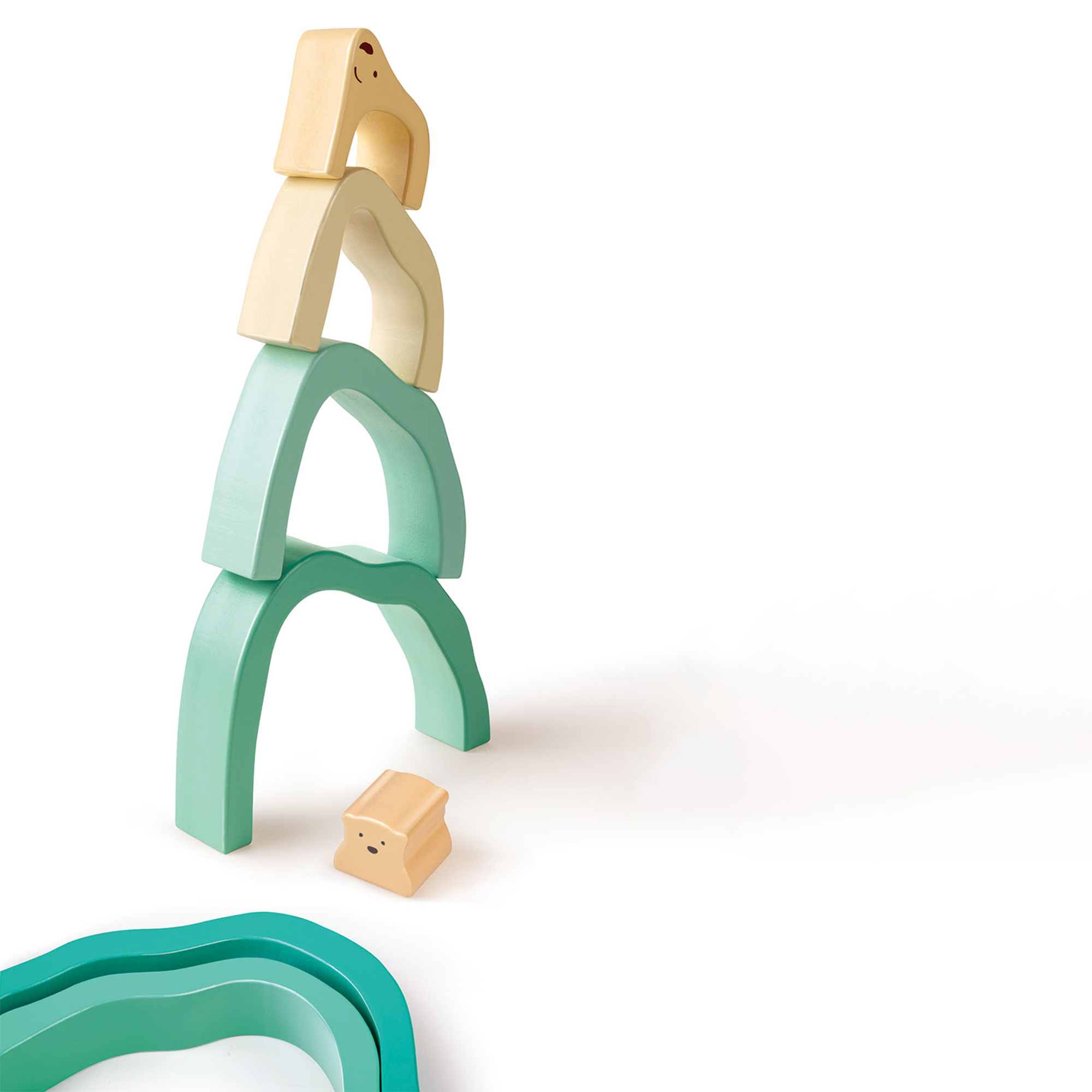 Stapeltürme, Hape, Grün – Produktansicht