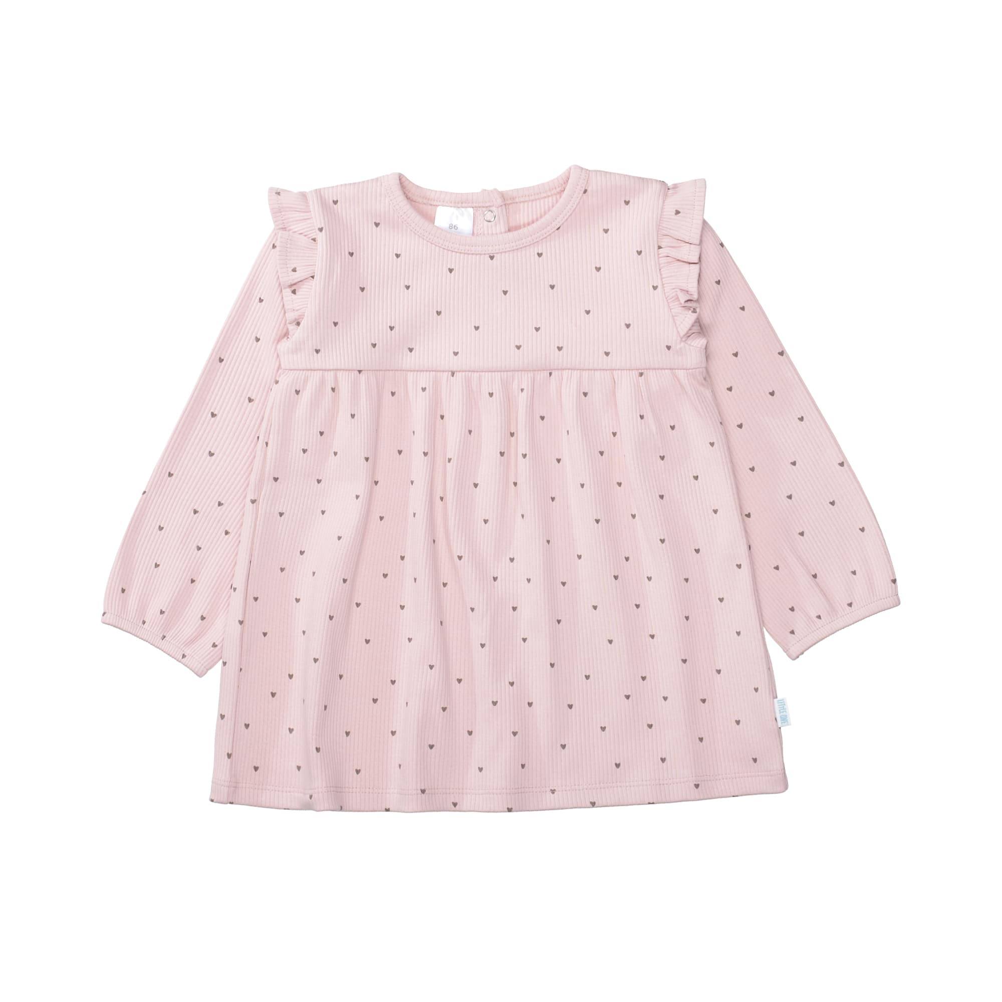 Langarmshirts, LITTLE ONE, Pink – Besonderheit: aus 95% Baumwolle