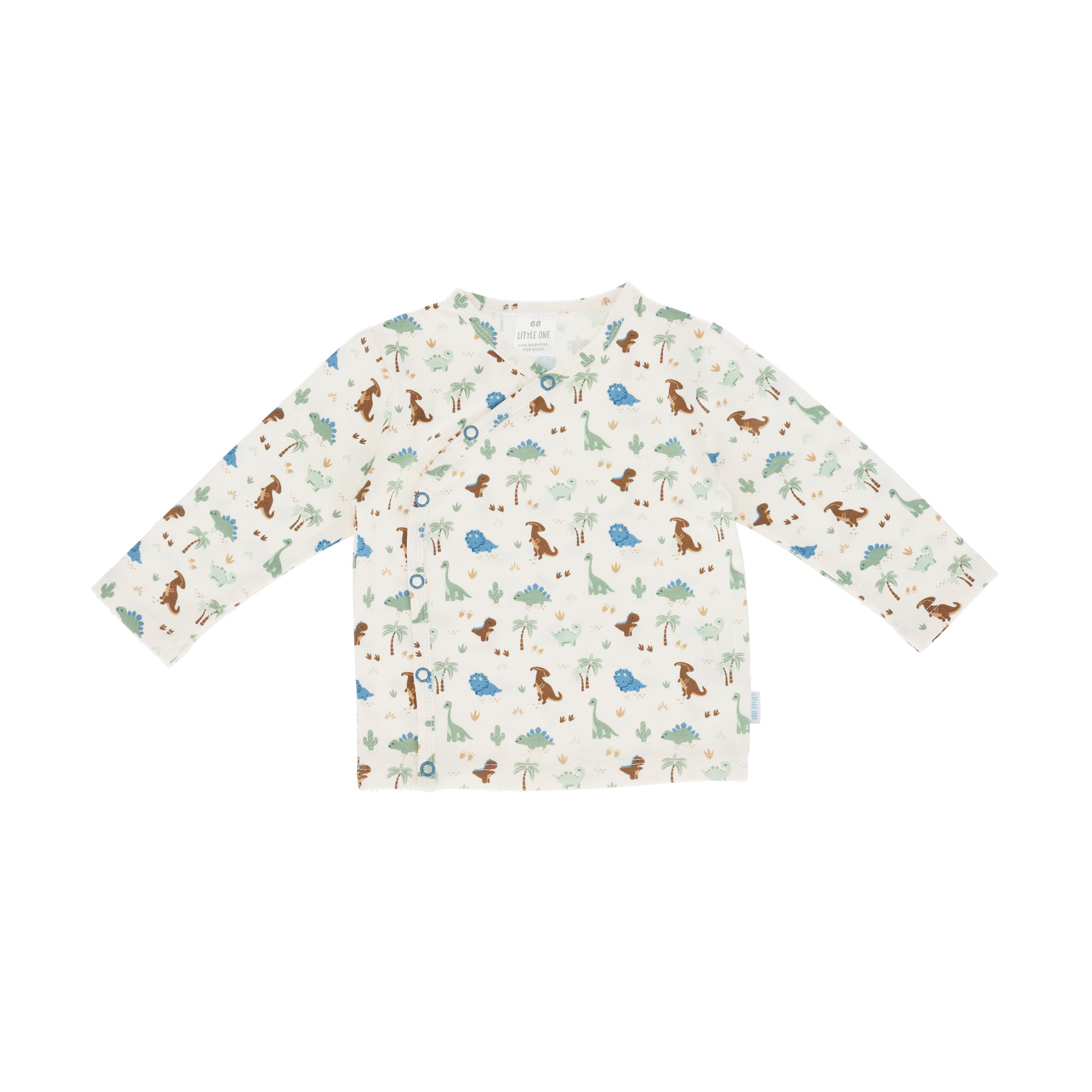 Wickelshirt, LITTLE ONE, Weiß – Besonderheit: aus 95% Baumwolle