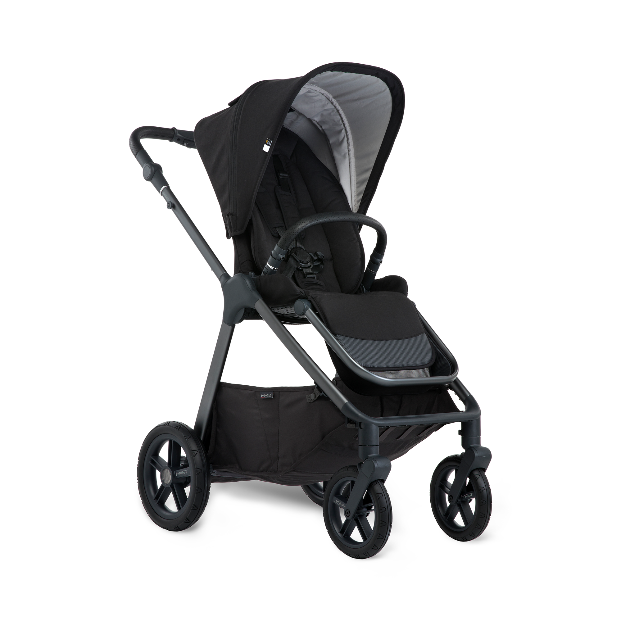 % SALE Kinderwagen, MAST, Schwarz – Produktansicht