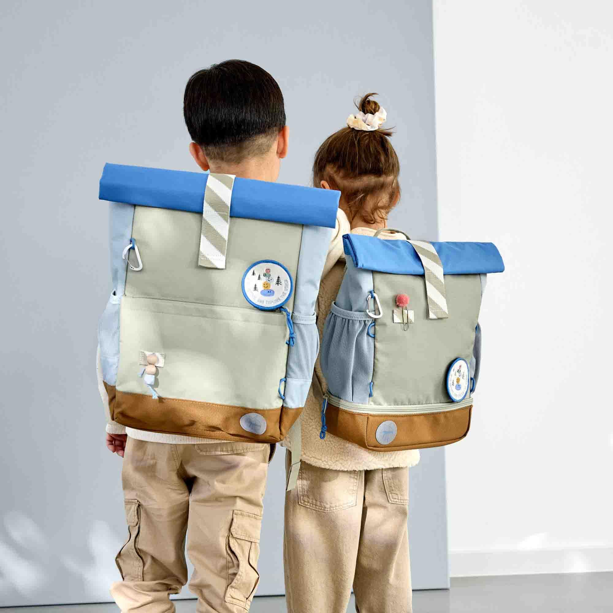 Kinderrucksäcke, LÄSSIG, Blau – Produktansicht