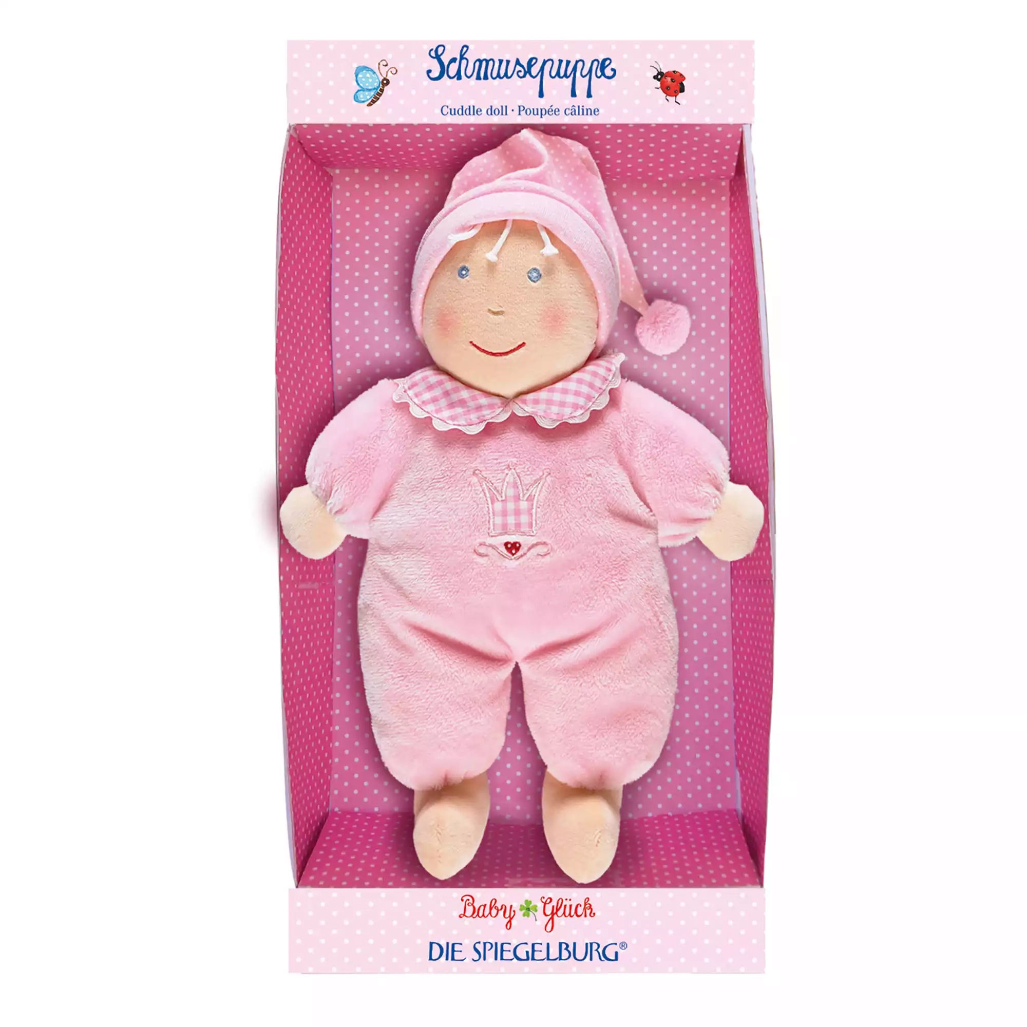 Kleine Schmusepuppe BabyGlück DIE SPIEGELBURG Rosa 2000546947805 2